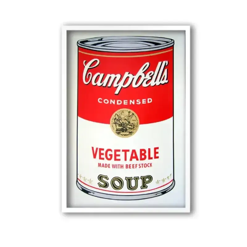 Sunday B. Morning (Andy Warhol), Campbells Vegetable Soup photo for sale