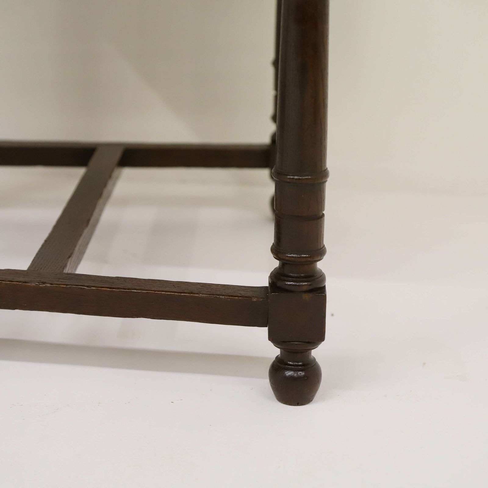 photo for sale Very Decorative Pair Of 19th Century Carolean Style Oak And Woven Leather Armchairs
