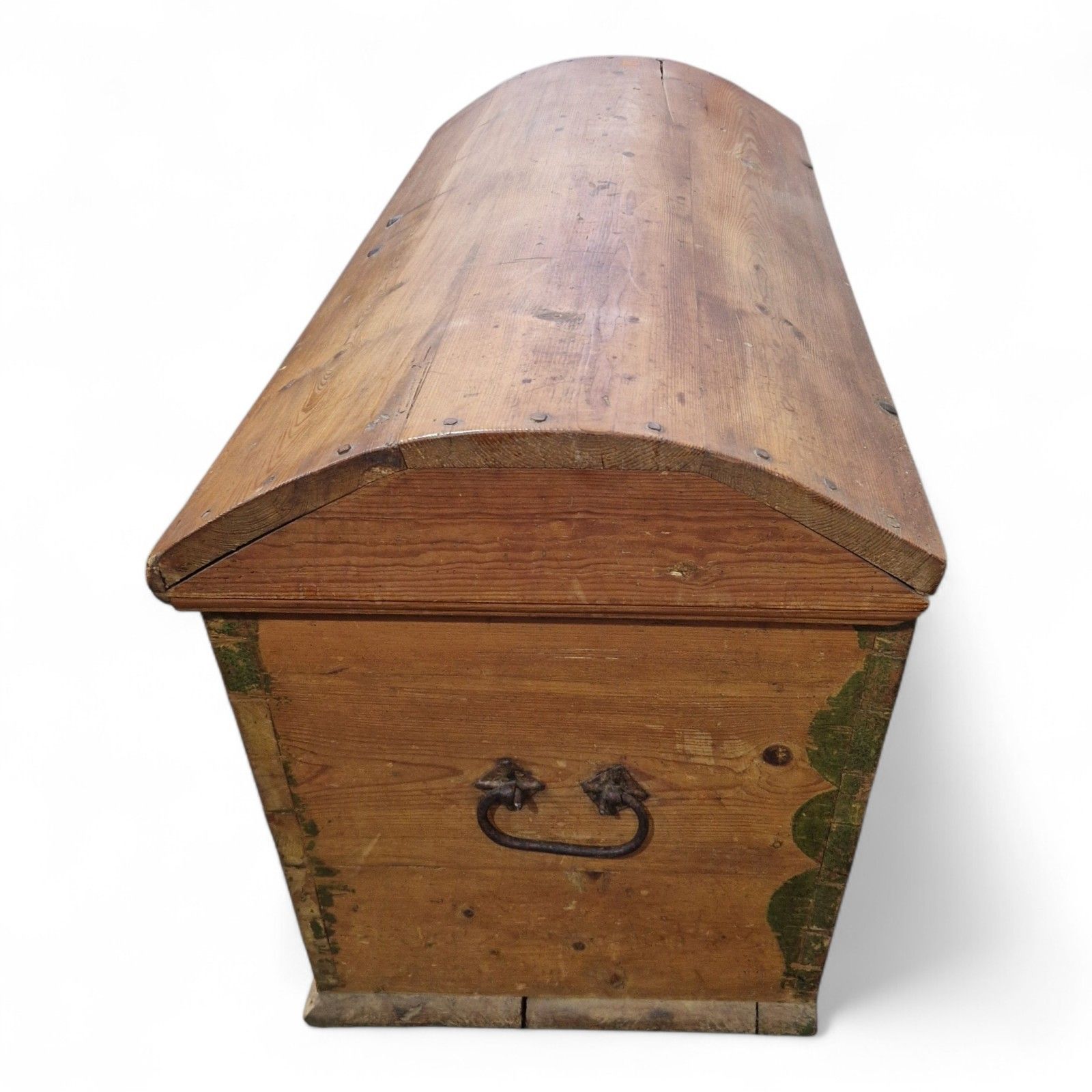 Continental Wooden Storage Chest Dome Top Rustic Coffer Blanket Box Large photo 320.0
