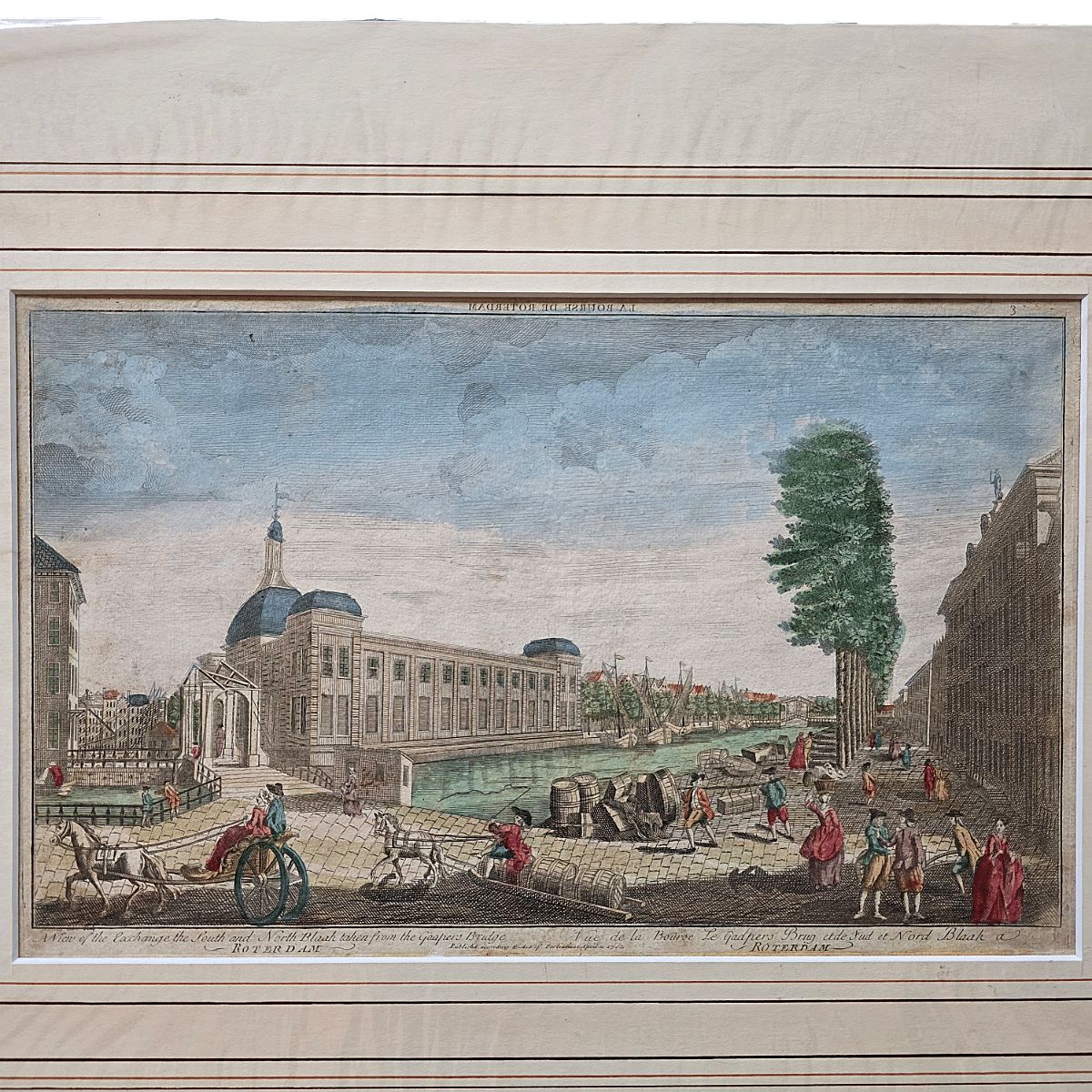 Optical Print Of The Blaak And Stock Exchange In Rotterdam, From 1762 photo furniture