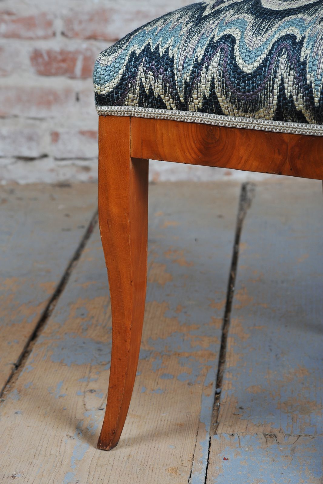 photo for sale Set Of Four Restored Biedermeier Cherry Wood, Revived Polish, Austria, 1820s
