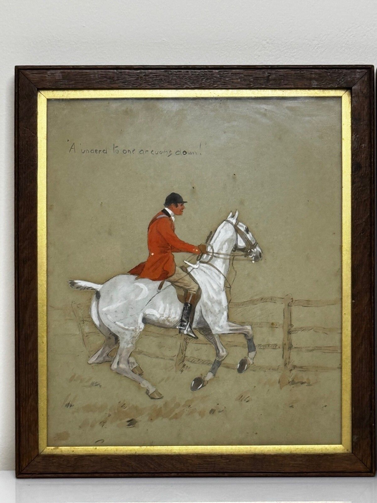 Set 3 Historic English Hunting Paintings By Charles Johnson Payne Snaffles photo for sale