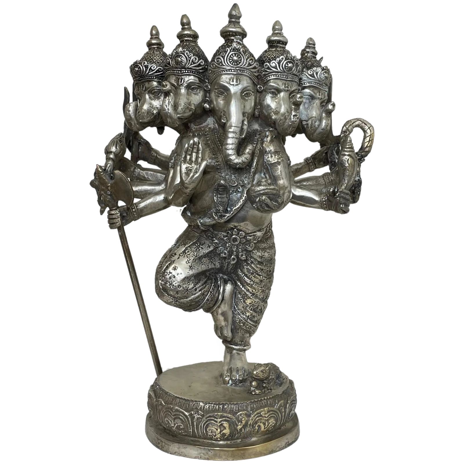 Heramba Ganapati Panchamukha Five Headed Ganesha In Manner Of Kathmandu Valley