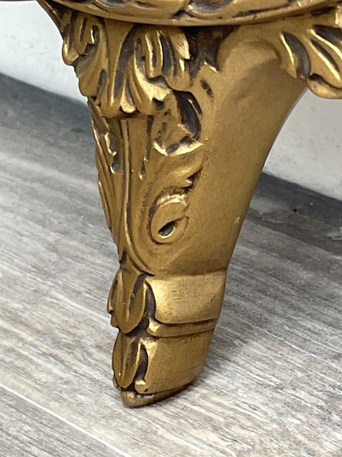 Beautiful Small Rare E Gomme English Gilt Eagle Crown Convex Wall Mirror C1950s photo vinterior