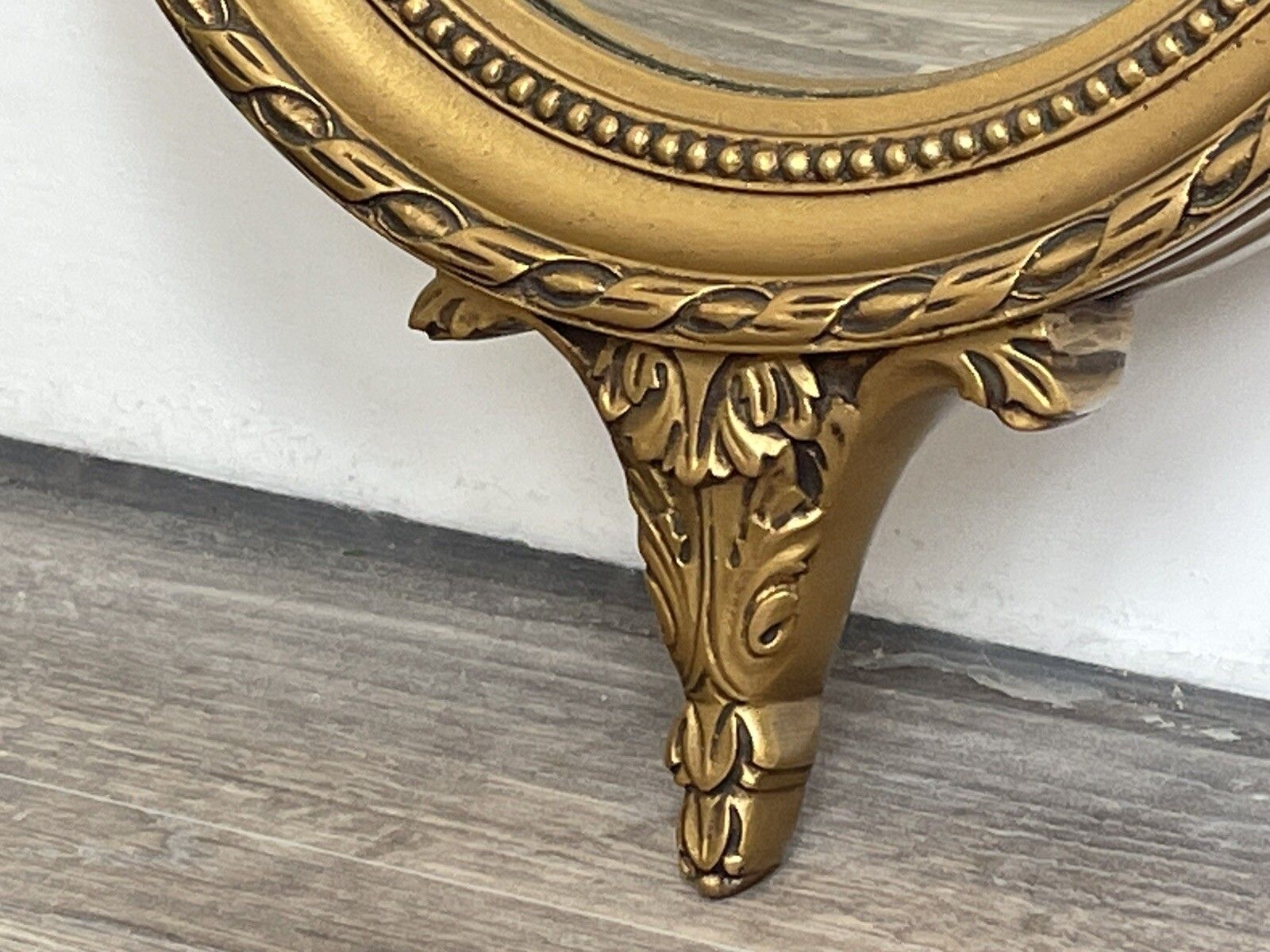 photo furniture Beautiful Small Rare E Gomme English Gilt Eagle Crown Convex Wall Mirror C1950s