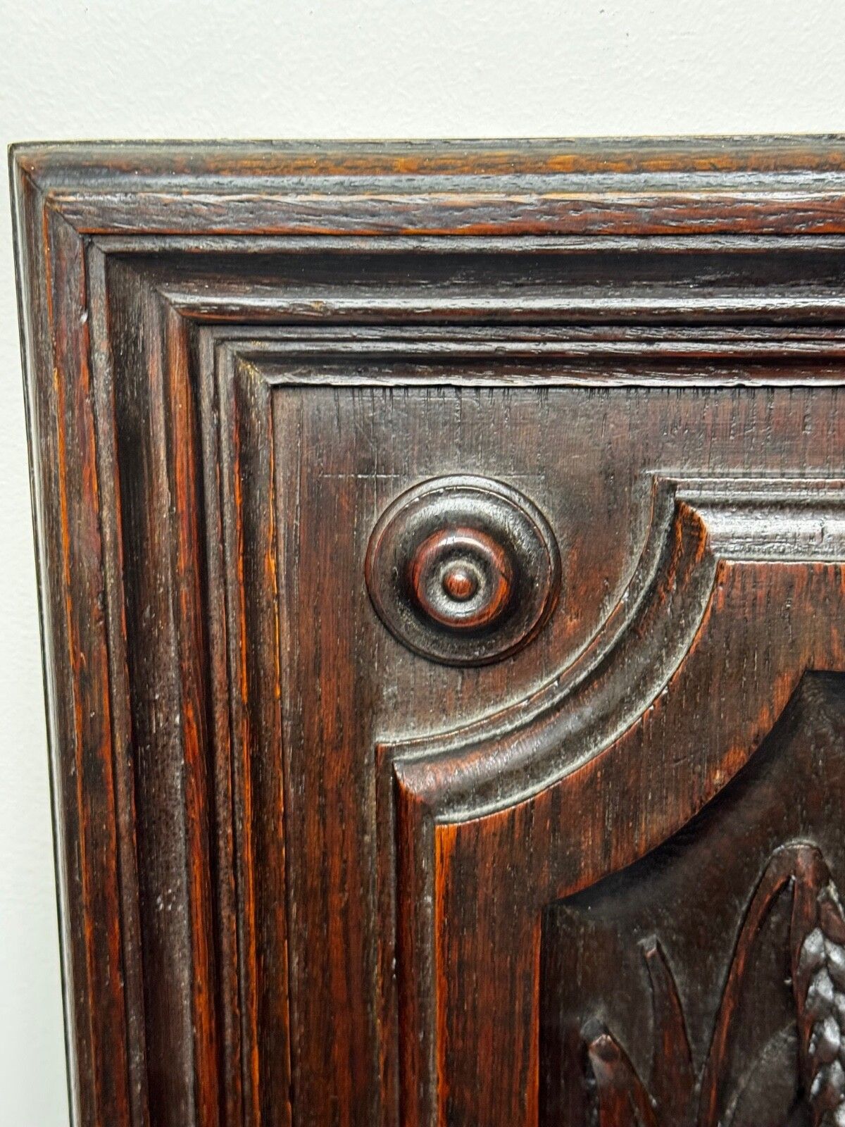 Art 🏛️ Exceptional Victorian Carved Hunting Panel Pugin Design Grouse In Wetlands photo