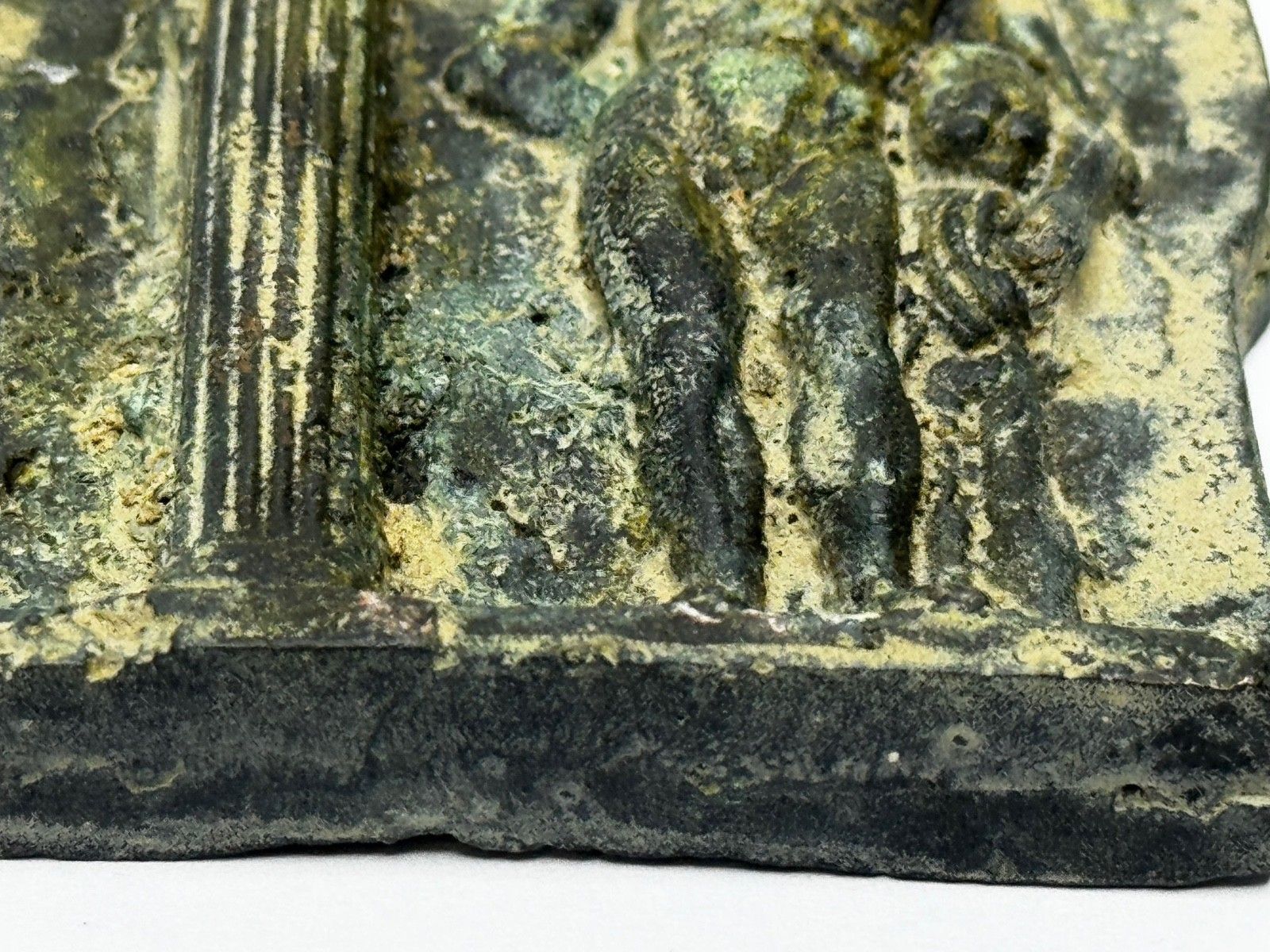 🏛️ Historic Classical Mythology Roman Bronze Plaque Mount Hercules (Heracles) photo 4500.0