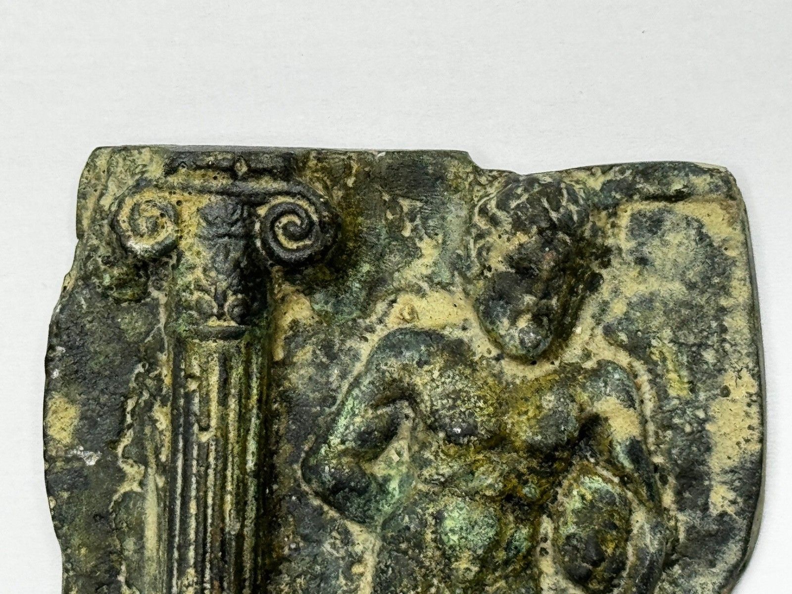 🏛️ Historic Classical Mythology Roman Bronze Plaque Mount Hercules (Heracles) photo buy