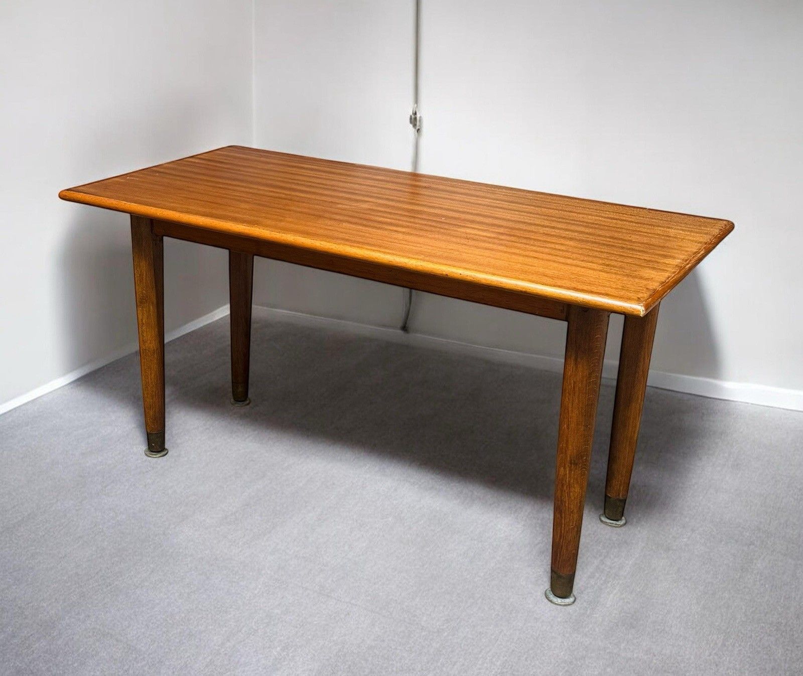 Mid Century Teak Coffee Table C1950s Very Quaint Scandinavian Style Retro photo 145.0