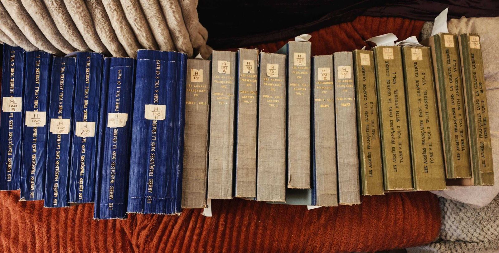Antique "Les Armees Francaises Dans La Grande Guerre"   Tome VIII, All Volumes, Entire Set   Gd Con   1920s 30s   "La Campagne D'orient"