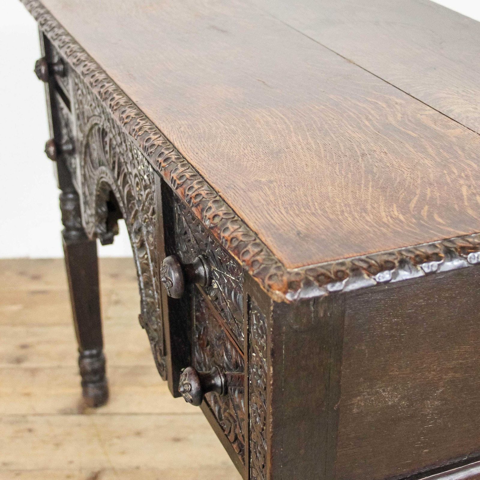 Antique Carved Oak Side Table | Antique Tables | Antique Furniture | Antique Side Table photo buy