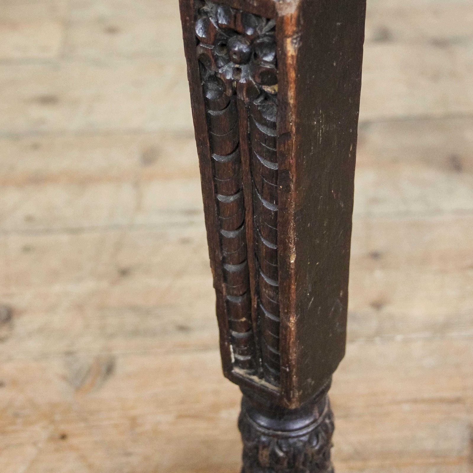 photo for sale Antique Carved Oak Side Table | Antique Tables | Antique Furniture | Antique Side Table