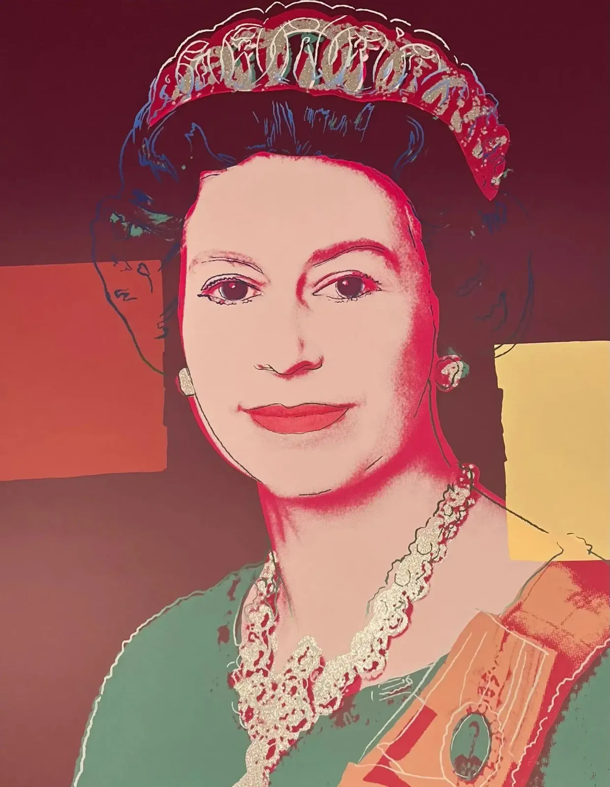 Sunday B. Morning (Andy Warhol), Queen Elizabeth II Diamond Dust