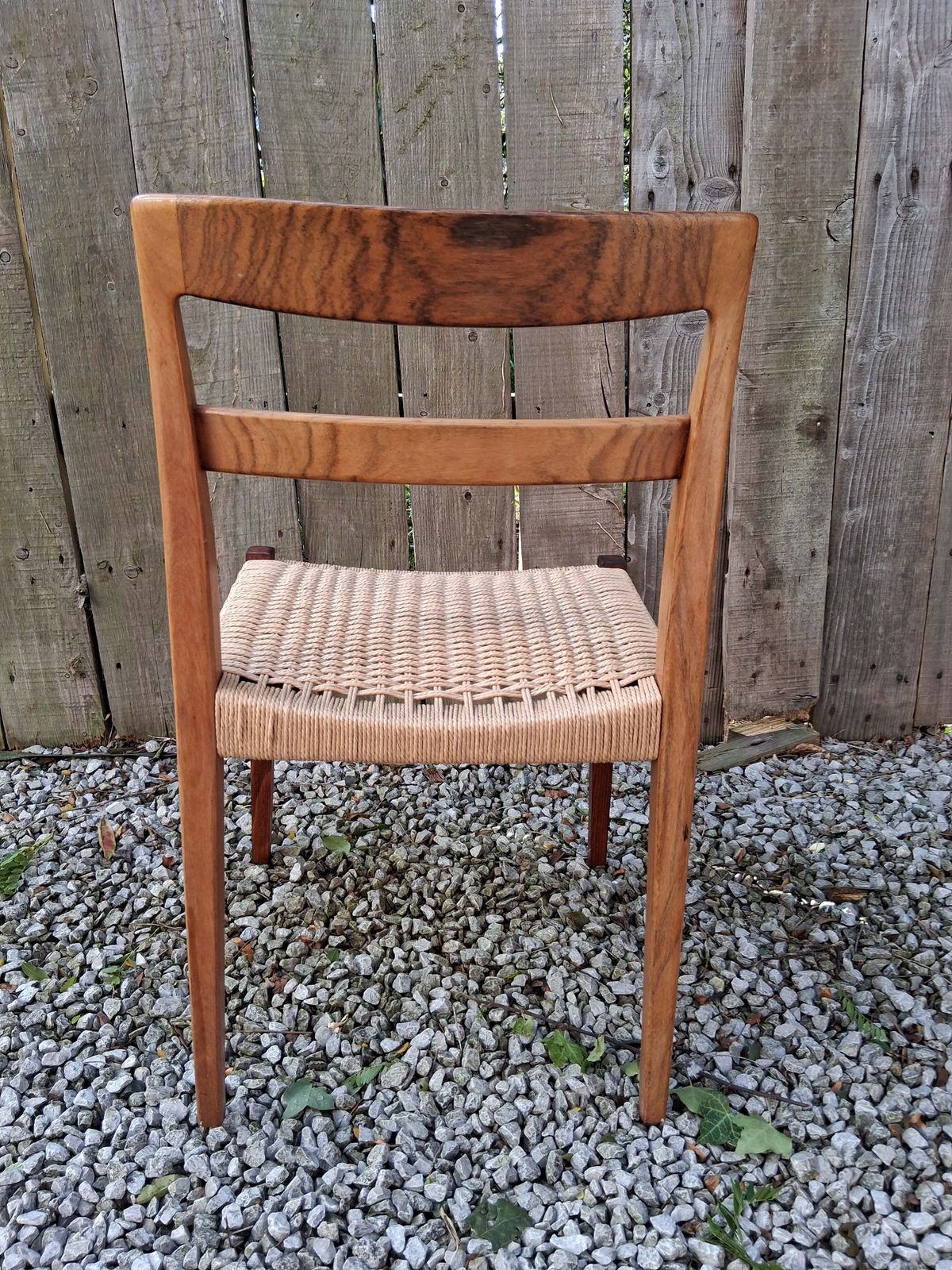 Mcm 2 Rosewood Dining Chairs Nils Jonsson Troeds Garmi Danish Papercord photo Furniture