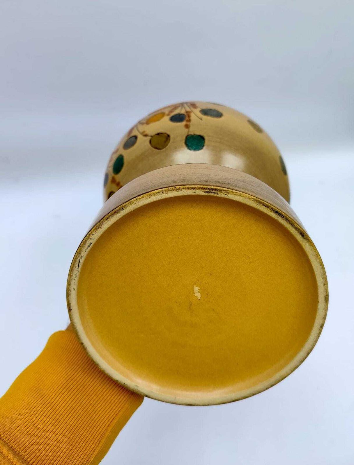 Ceramic Vase With Floral Decoration Alvino Bagni Rosenthal Netter Bitossi Era photo buy