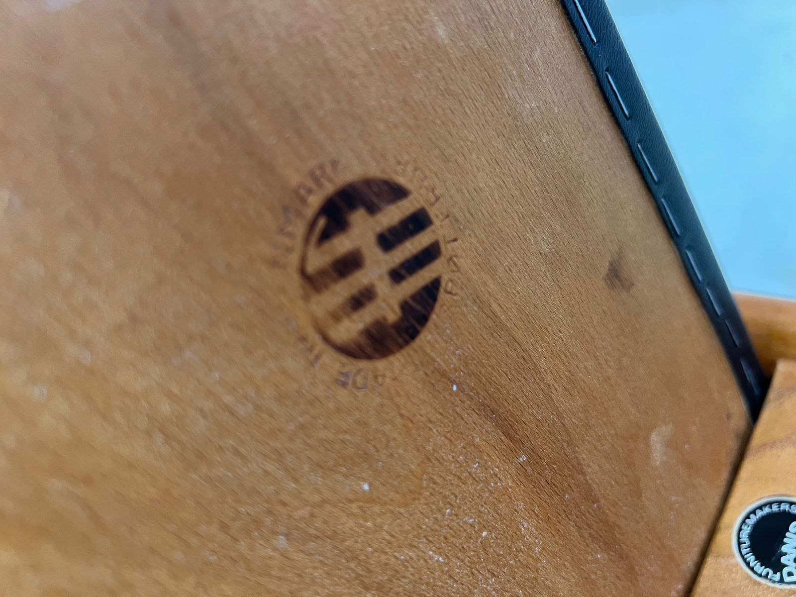 Vintage Danish Teak Footstool By Hugo Frandsen For Spøttrup, 1960s. photo vinterior