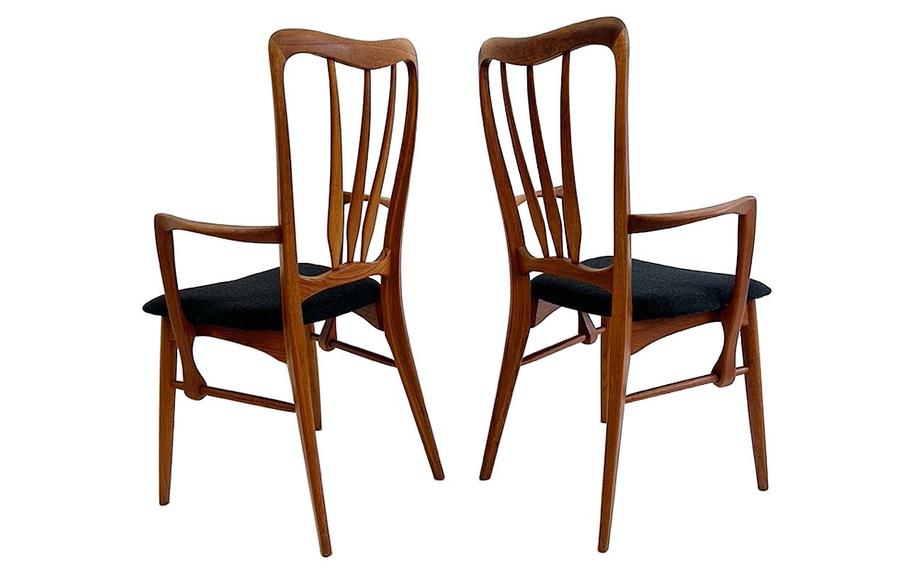 A Set Of 6 Danish Teak Ingrid Chairs By Niels Koefoed For Hornslet photo 1999.0