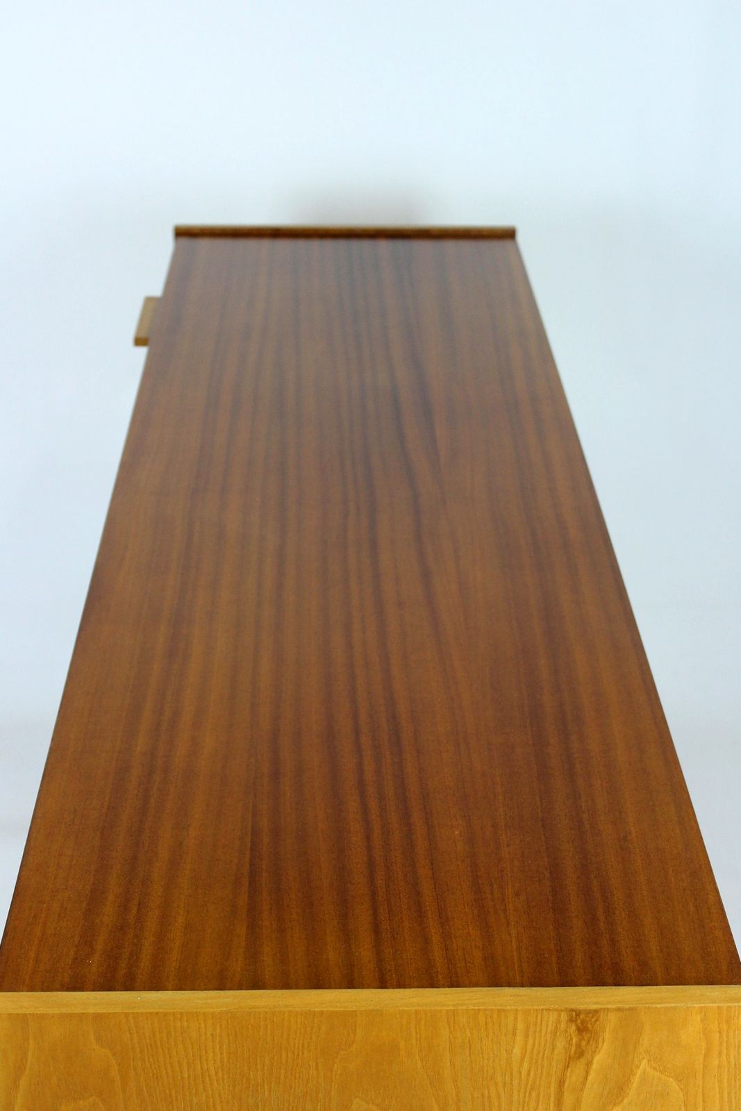 photo vintage Restored Mid Century Sideboard, Mahogany & Ash, Up Zavody, 1960s