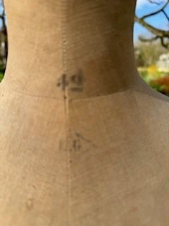 French Mannequin 19th Century Dressmakers Dummy, Size 42 photo buy