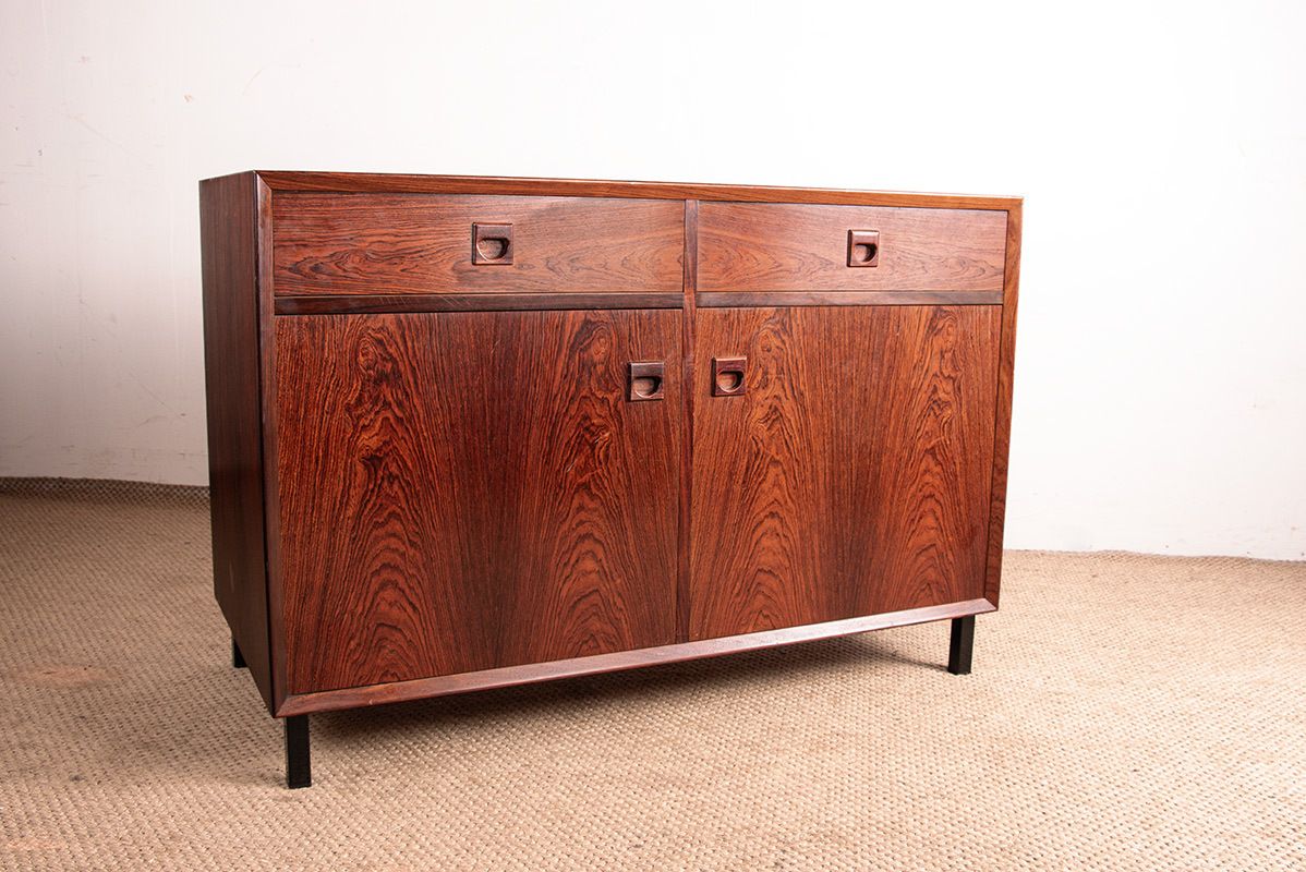Buffet danois en palissandre par Erik Brouer pour Brouer's Mobelfabrik, 1960.