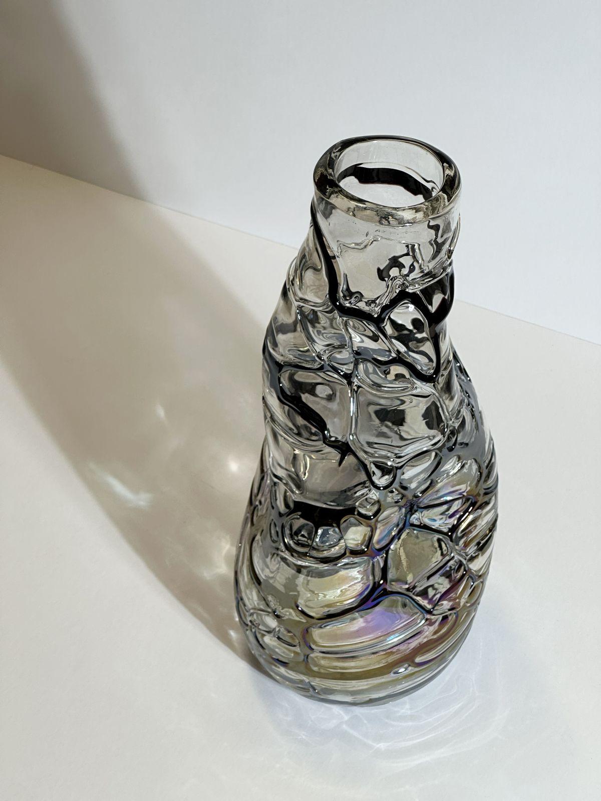 Italian Sculptural Art Glass Vase Attributed To Angelo Rinaldi Liane Series 1970s photo buy