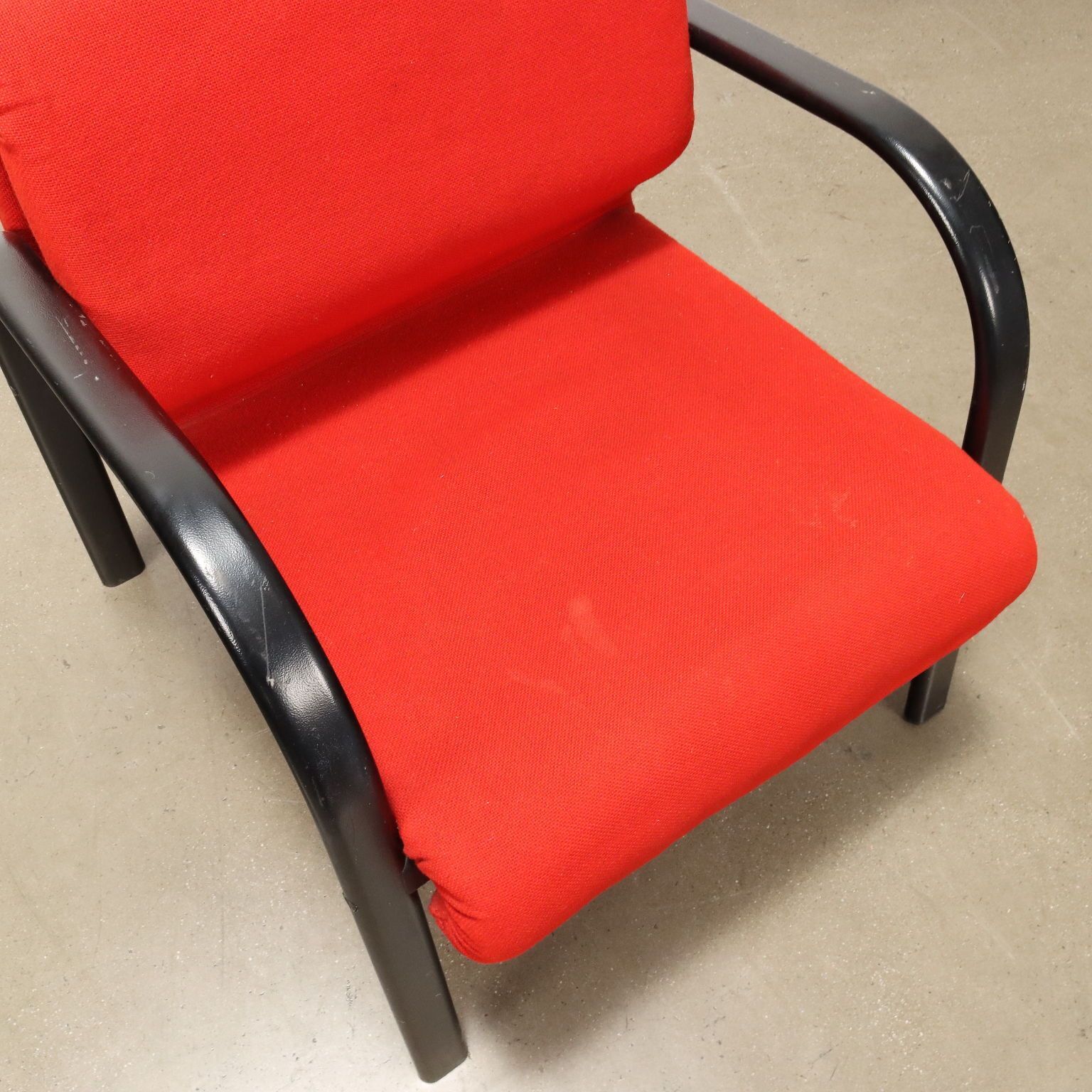 Vintage 1980s Armchair Fabric Foam Italy photo buy