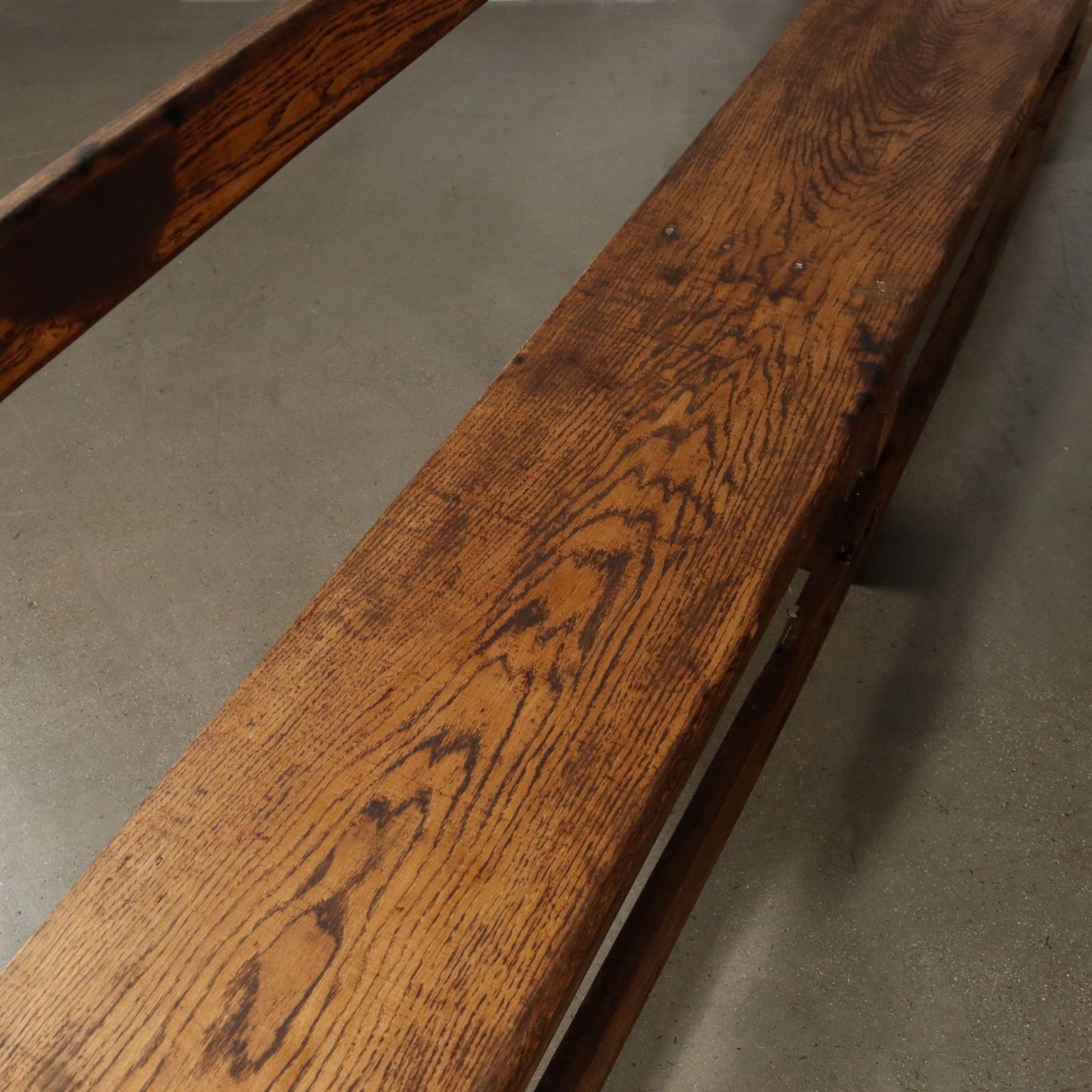 Antique Benches Chestnut Conservative Restoration Italy XX Century photo buy