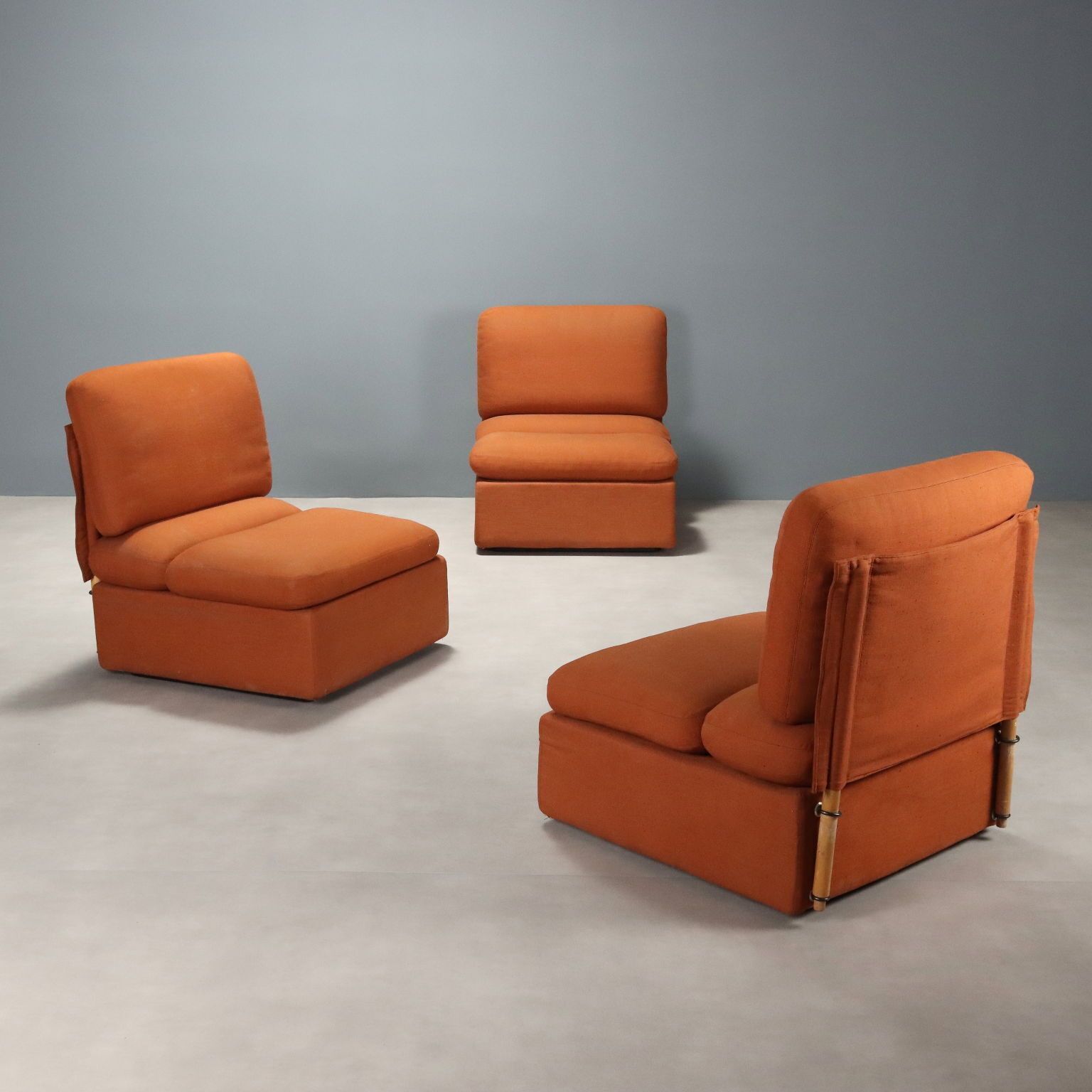 Zanotta Armchairs Design De Pas D'urbino Lomazzi Vintage 1980s