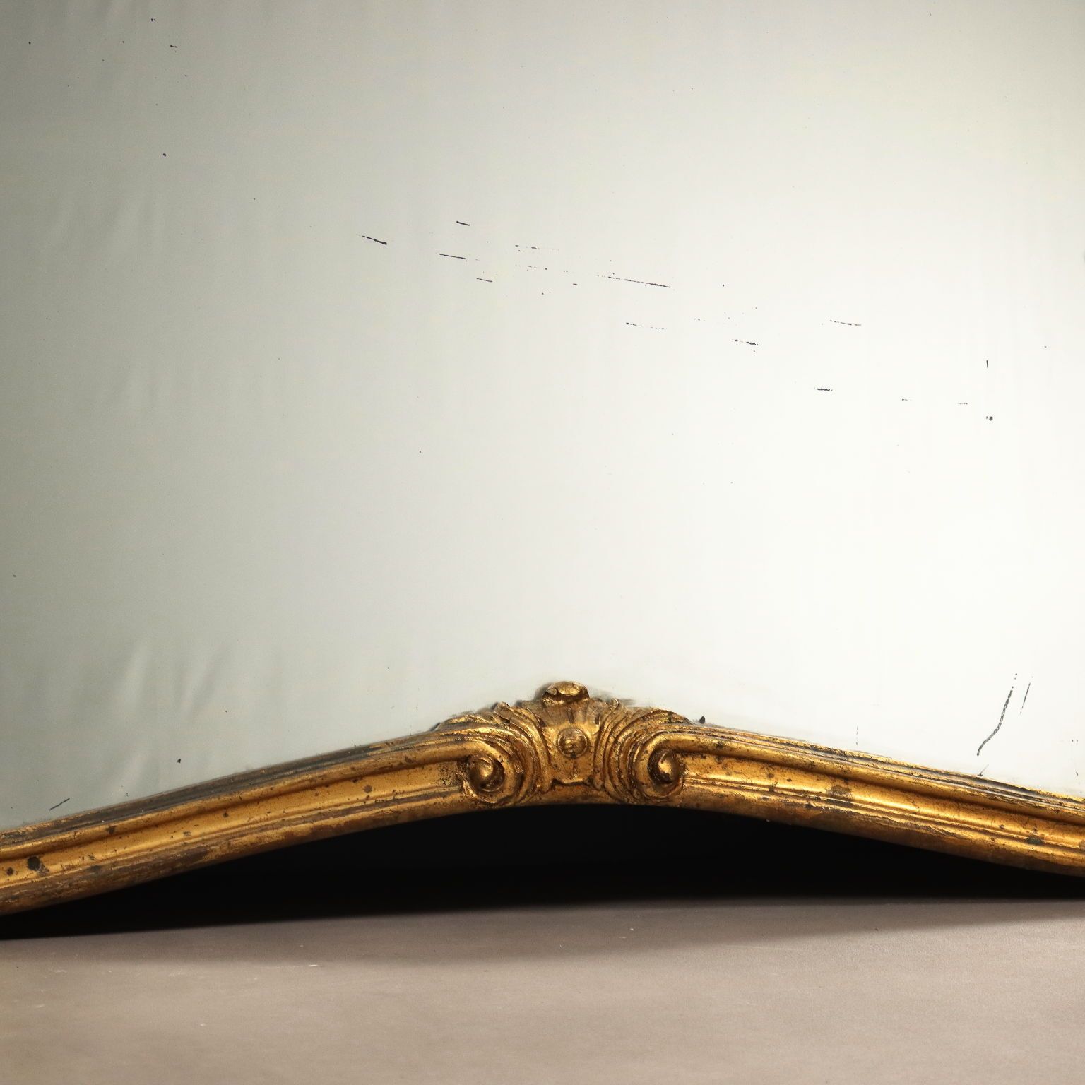 photo furniture Antique Mirror Gilded Carved Wood Italy XIX Century