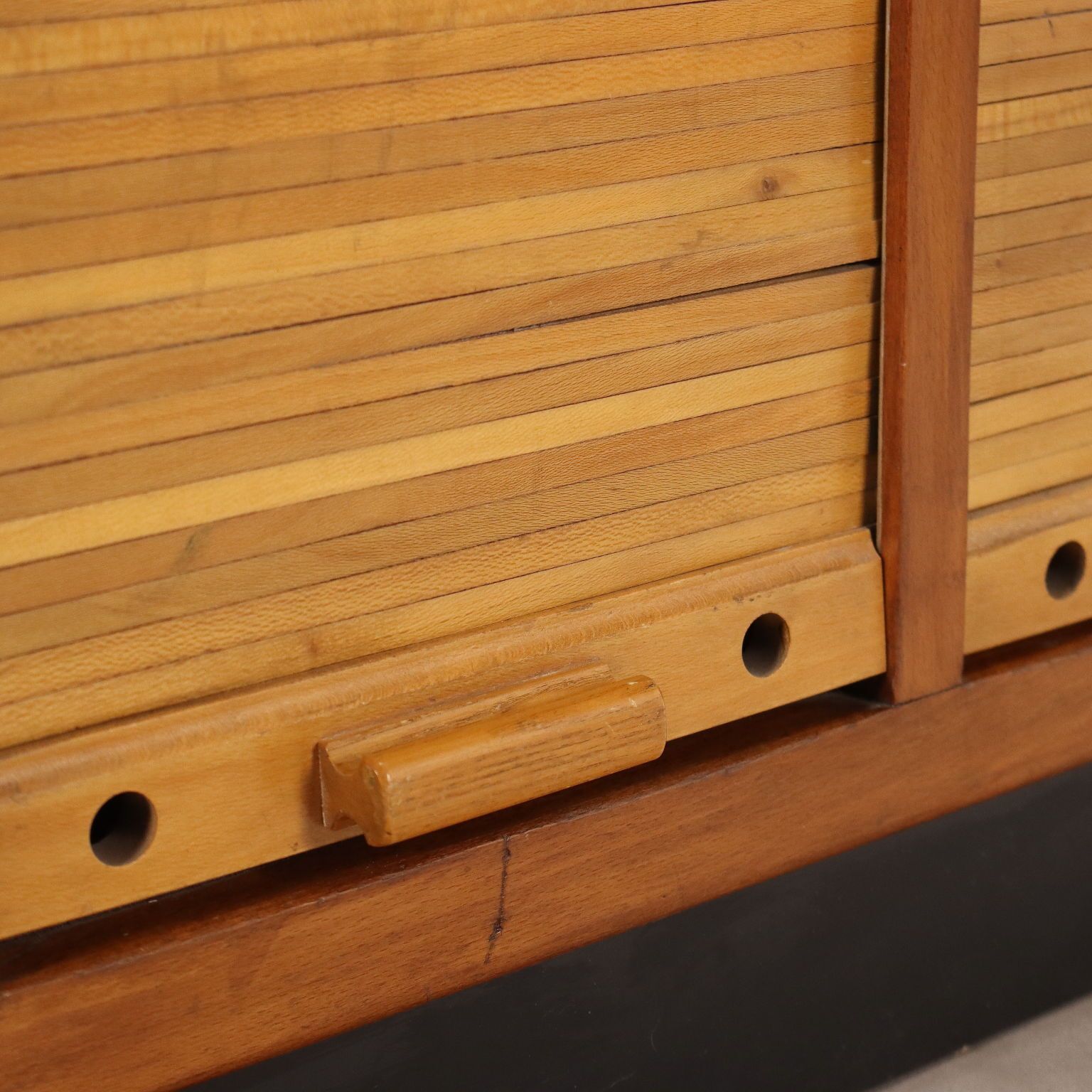 Vintage Cabinet Laminate Walnut Veneer Design Italy 1950s photo buy