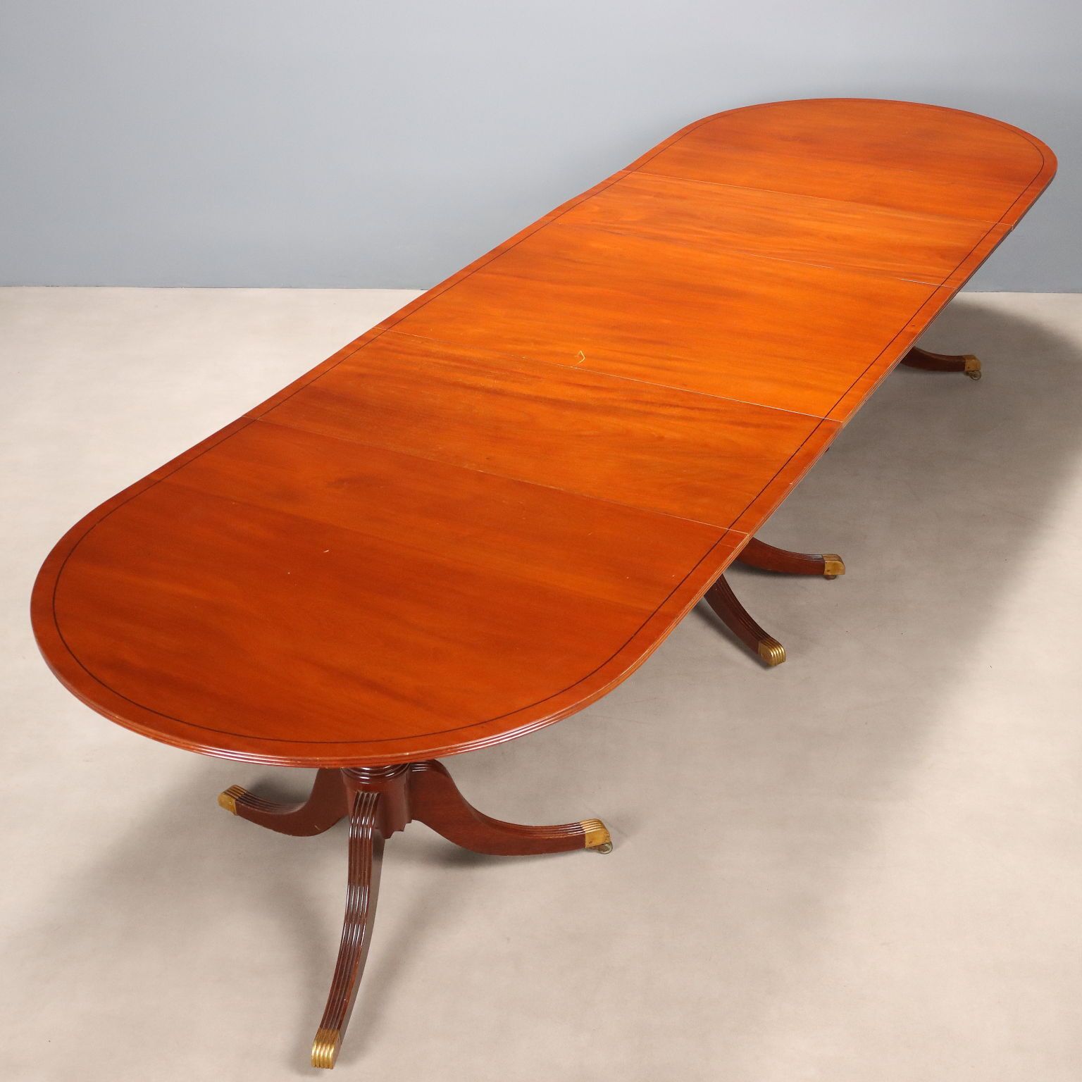 Antique Table Mahogany 3 Sections United Kingdom XIX Century photo for sale