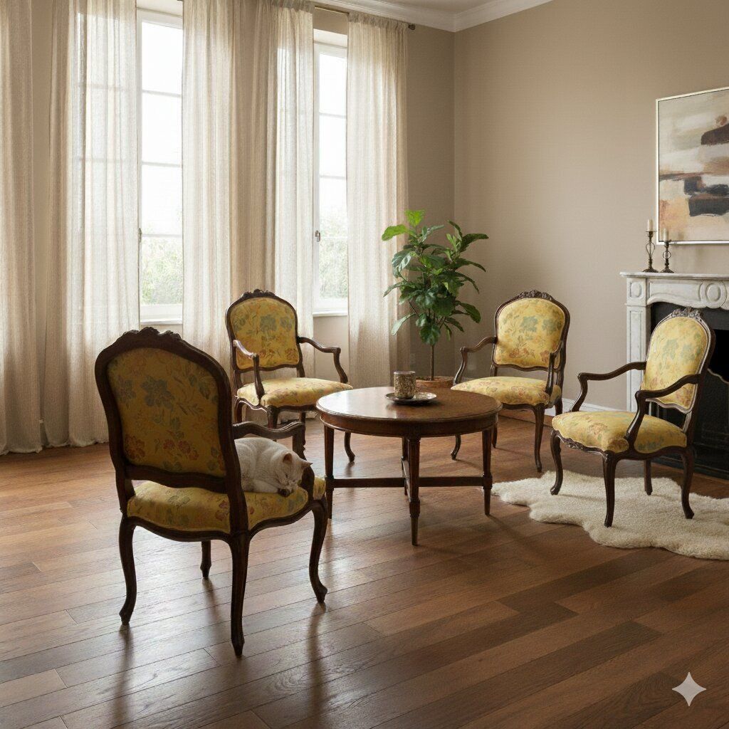 Armchairs Baroque Style Walnut Carvings XIX XX Century photo furniture