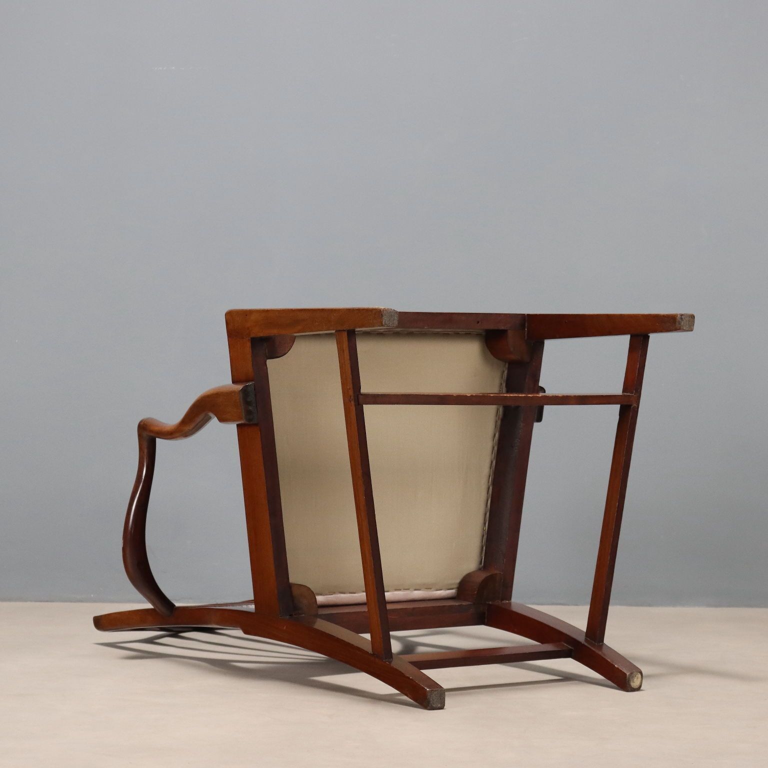 photo for sale Armchair Regency Style Mahogany Fabric England XIX Century