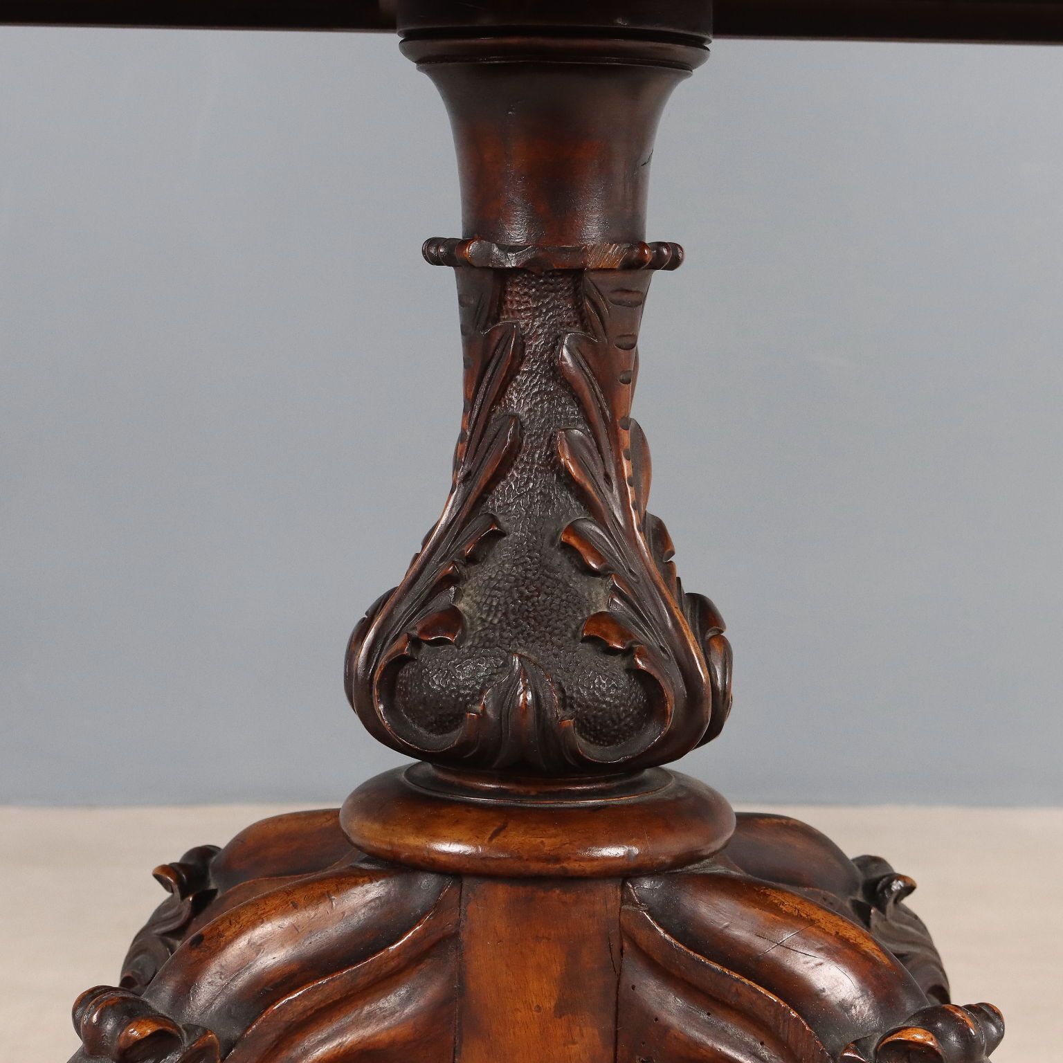 Antique Game Table Walnut Maple Burl Italy XIX Century photo buy
