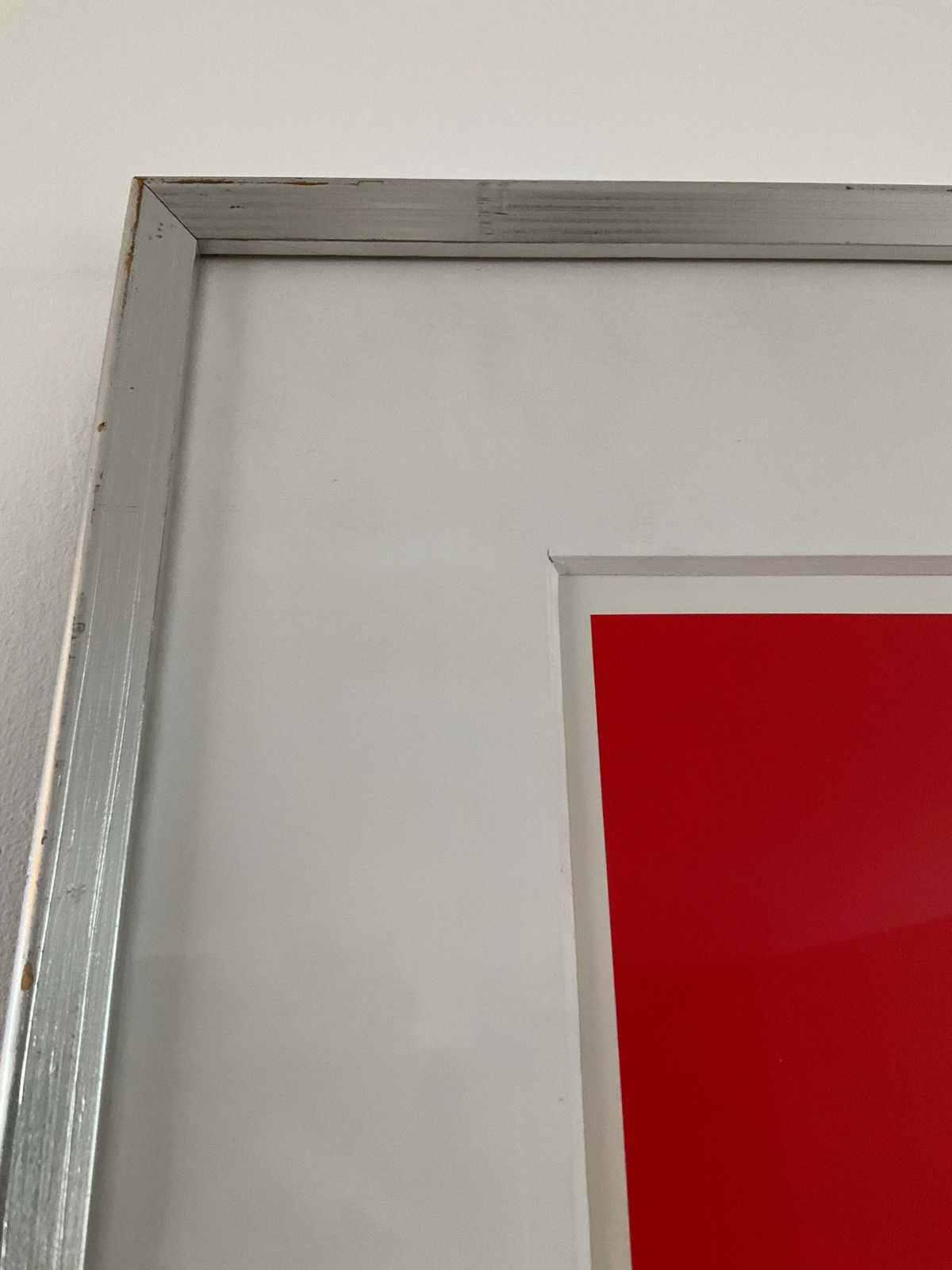 Per Arnoldi Print Limited Edition Signed No. 1172/1200 – Danish Modern Abstract Geometric Art – Framed 69cm X 58cm photo vinterior