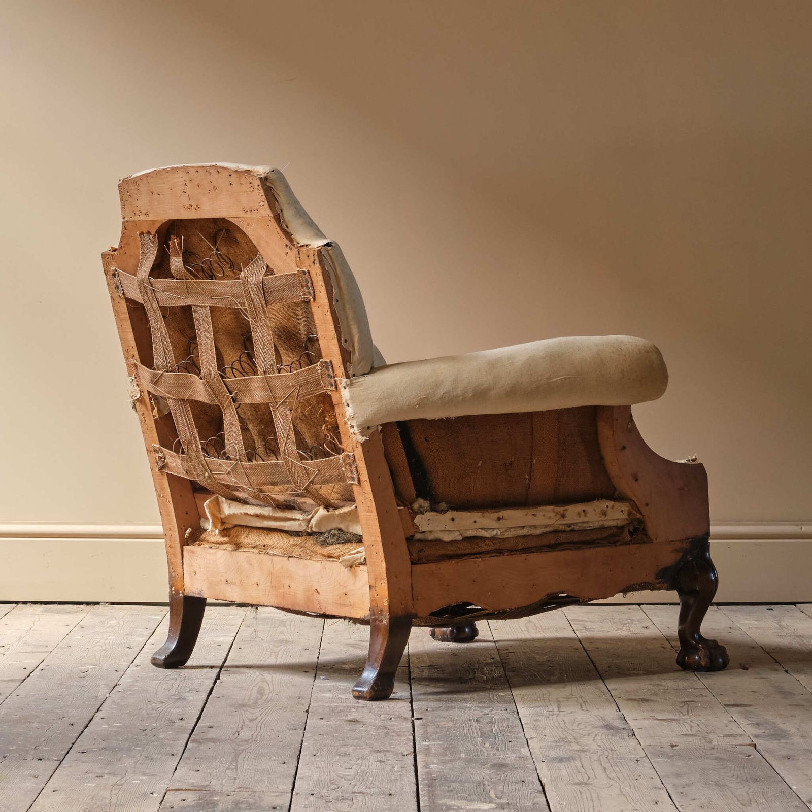 Antique Deep Seated Country House Armchair C1900 photo buy