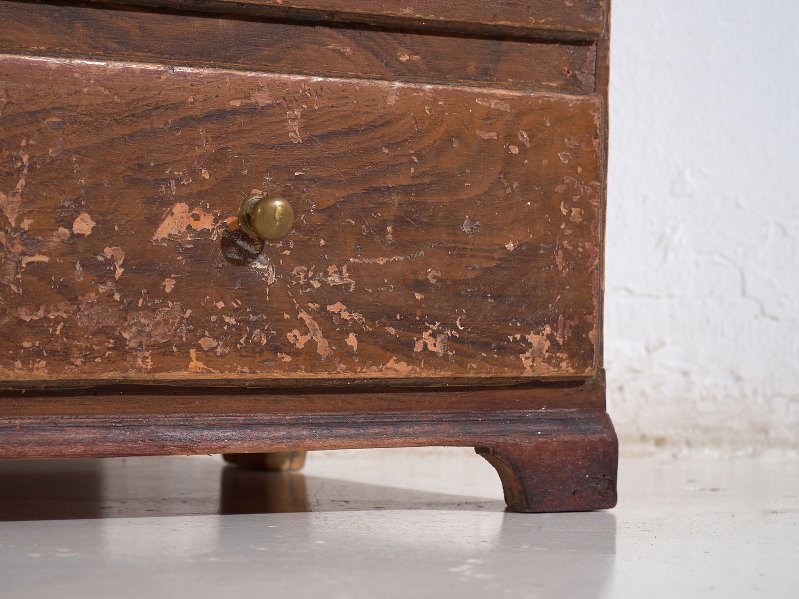 Antique Pine Bureau Chest – Rustic European Drop Front Secretary Dresser – Circa 1900 photo furniture