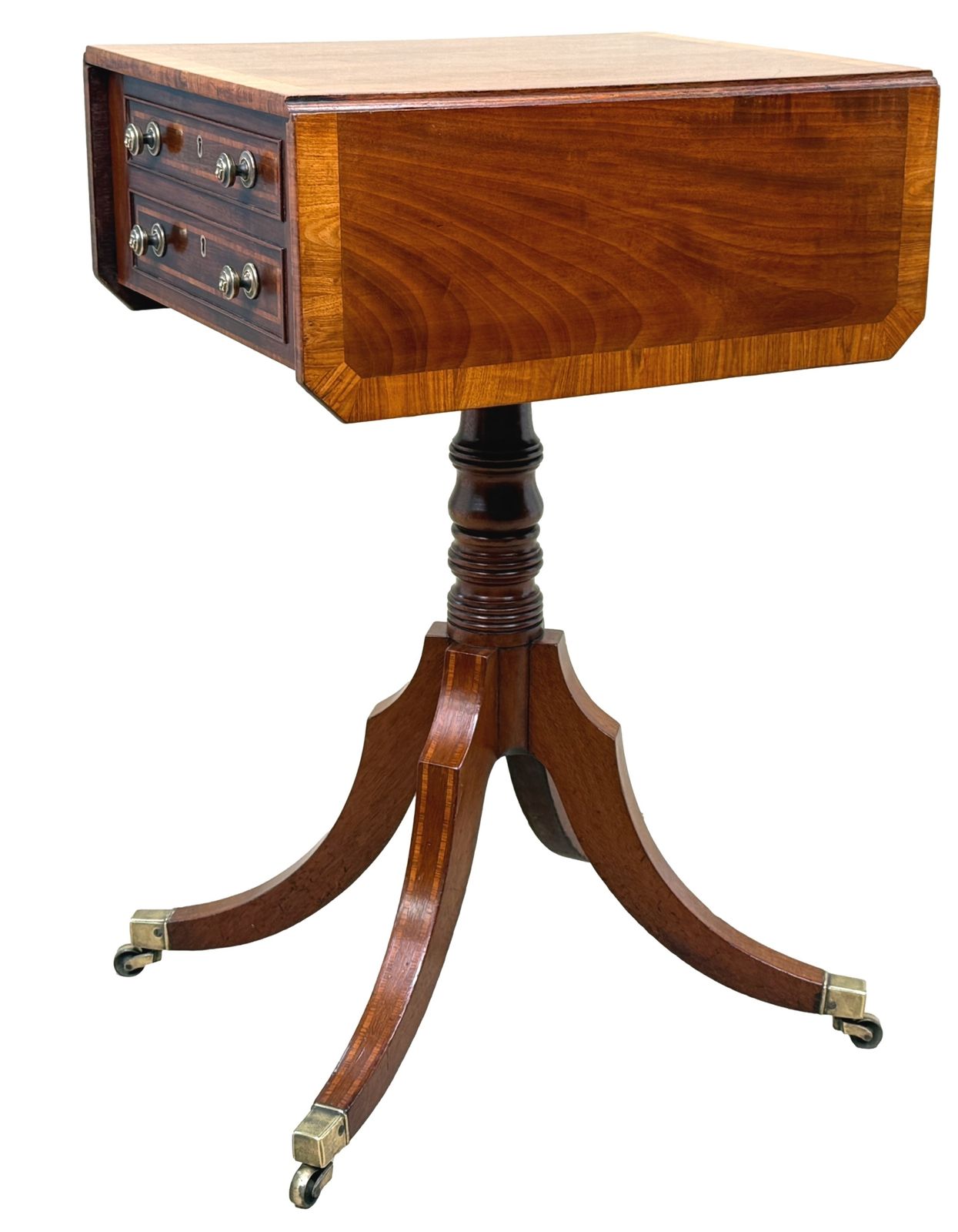 Georgian Mahogany Baby Pembroke Table (England, Circa 1800) photo for sale