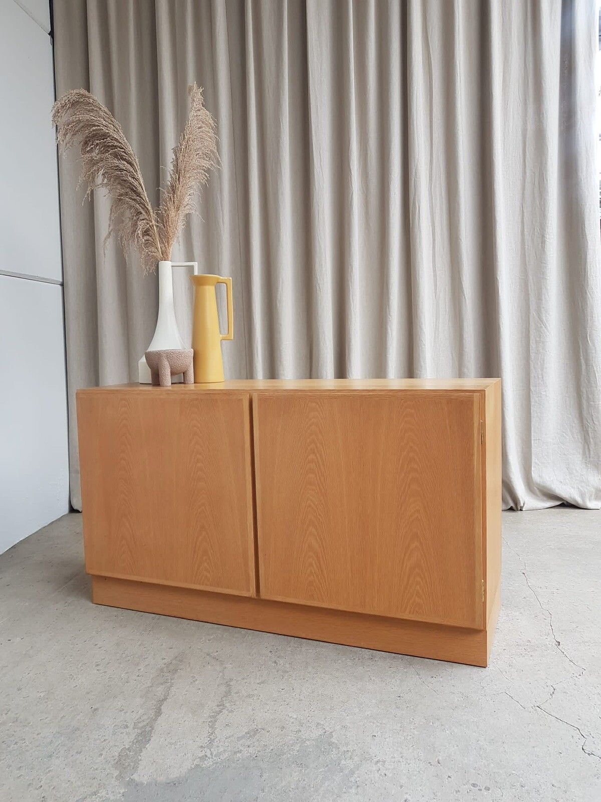 Vtg Mid Century Danish Gunni Omann For Omann Jun Møblefabrik Oak Sideboard R118 photo for sale