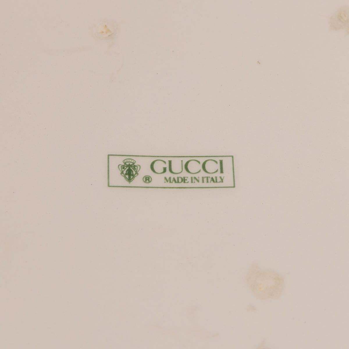 605.0 Vintage 20th Century Italian Ceramic Ashtray By Gucci C.1980 photo