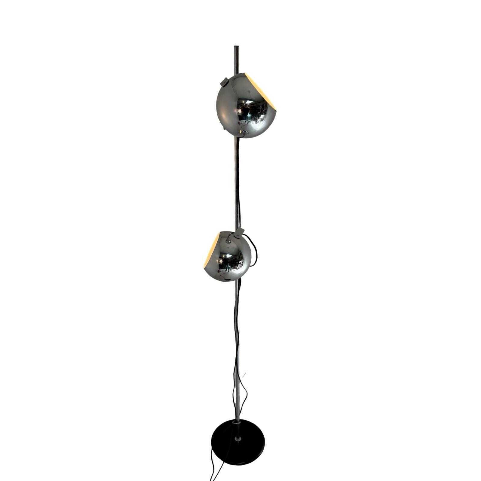 Gepo   Space Age Design / Mcm Floor Lamp With Two Shades   Chrome Shades photo furniture