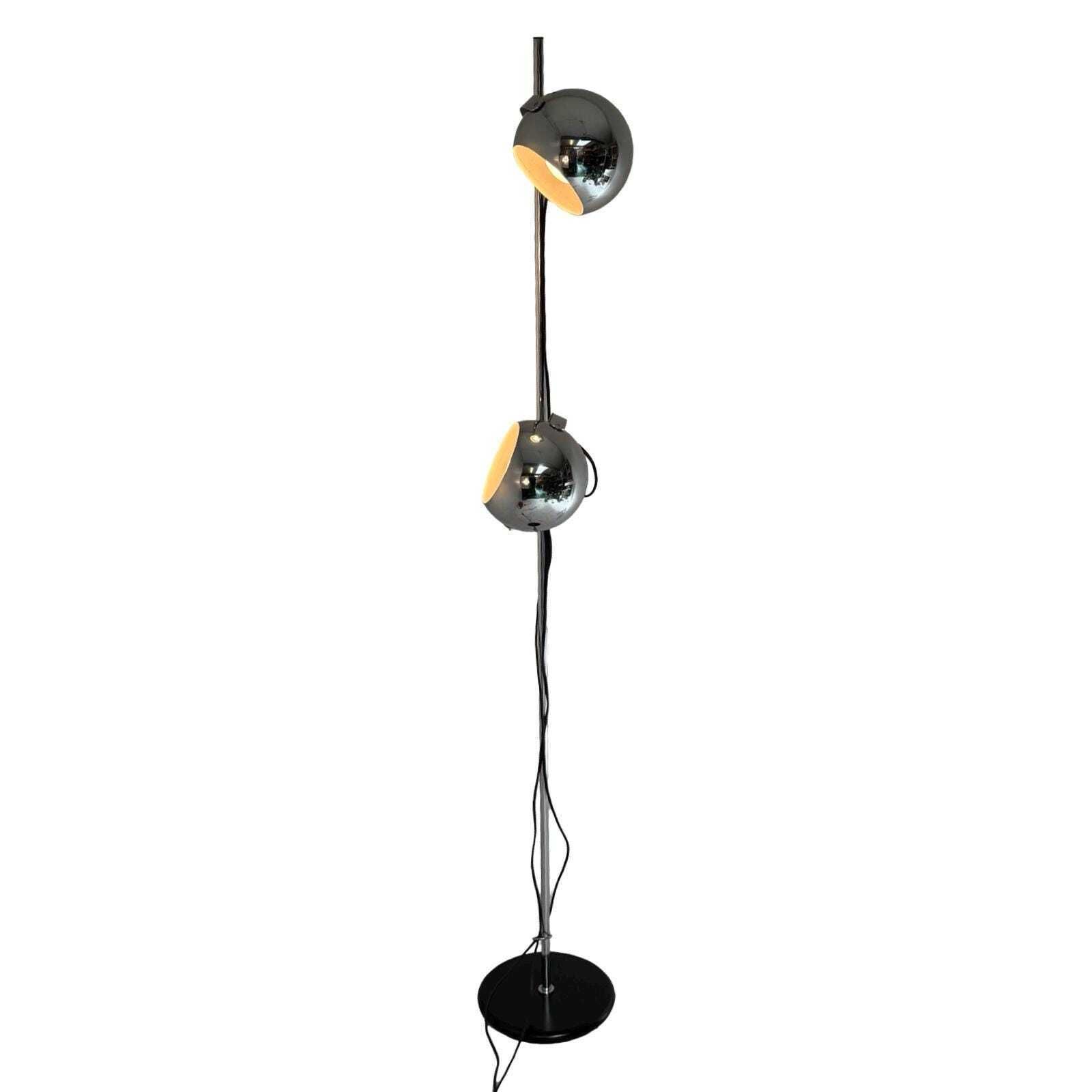 Gepo   Space Age Design / Mcm Floor Lamp With Two Shades   Chrome Shades photo Lighting