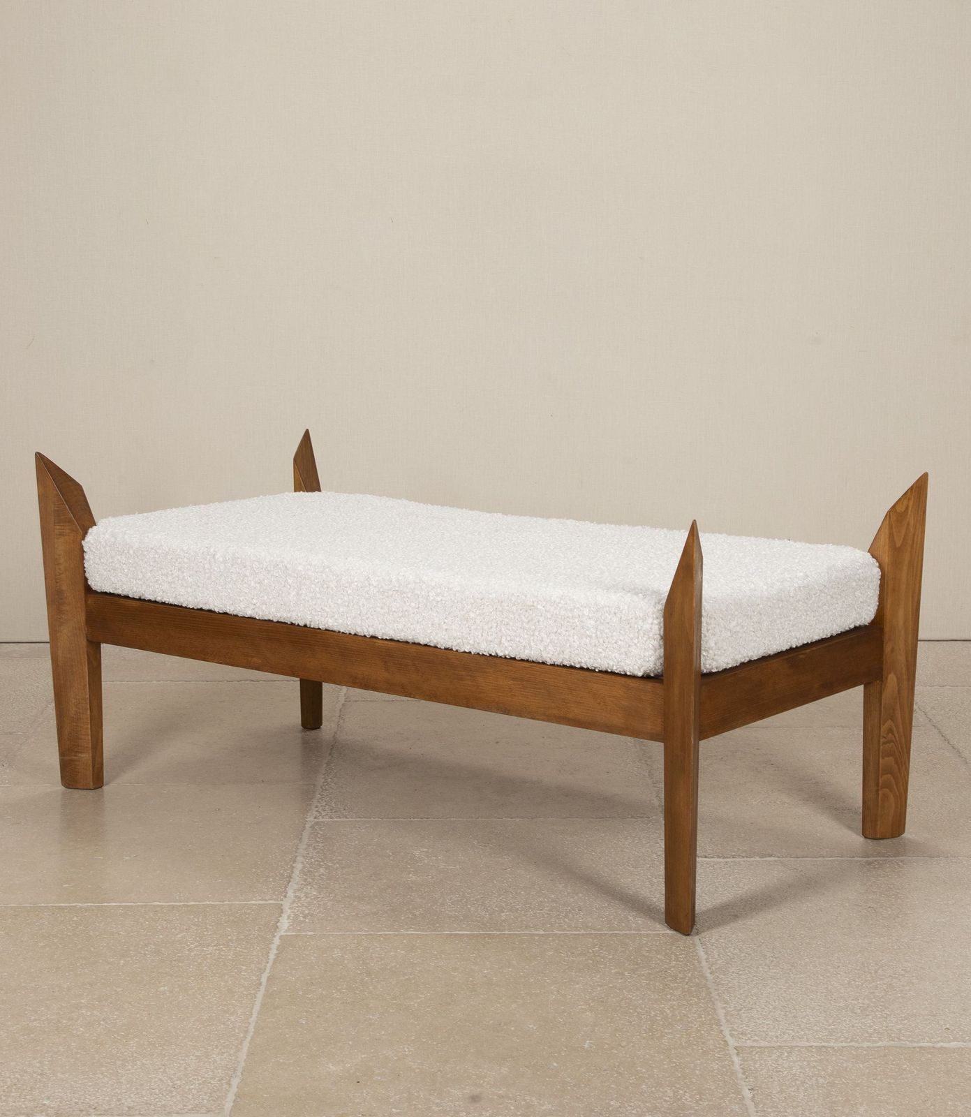 Contemporary Italian Mid Century Style Bench photo vinterior