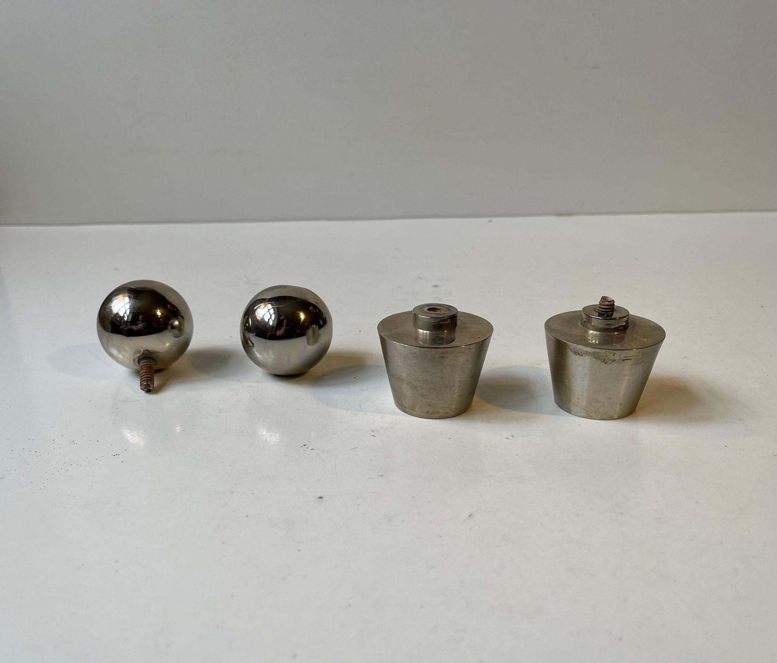 Scandinavian Mid Century Dumbbell Desk Ornaments   Paperweights In Steel photo Home Decor