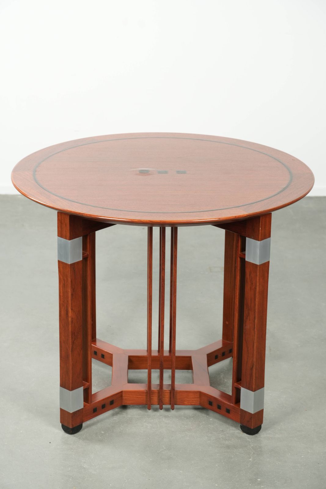 Beautiful Round Art Deco Style Schuitema Side/Coffee Table From The Decoforma Series photo furniture