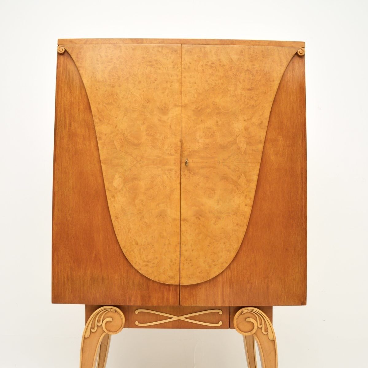 Art Deco Burr Walnut Cocktail Cabinet By Hille photo 4550.0