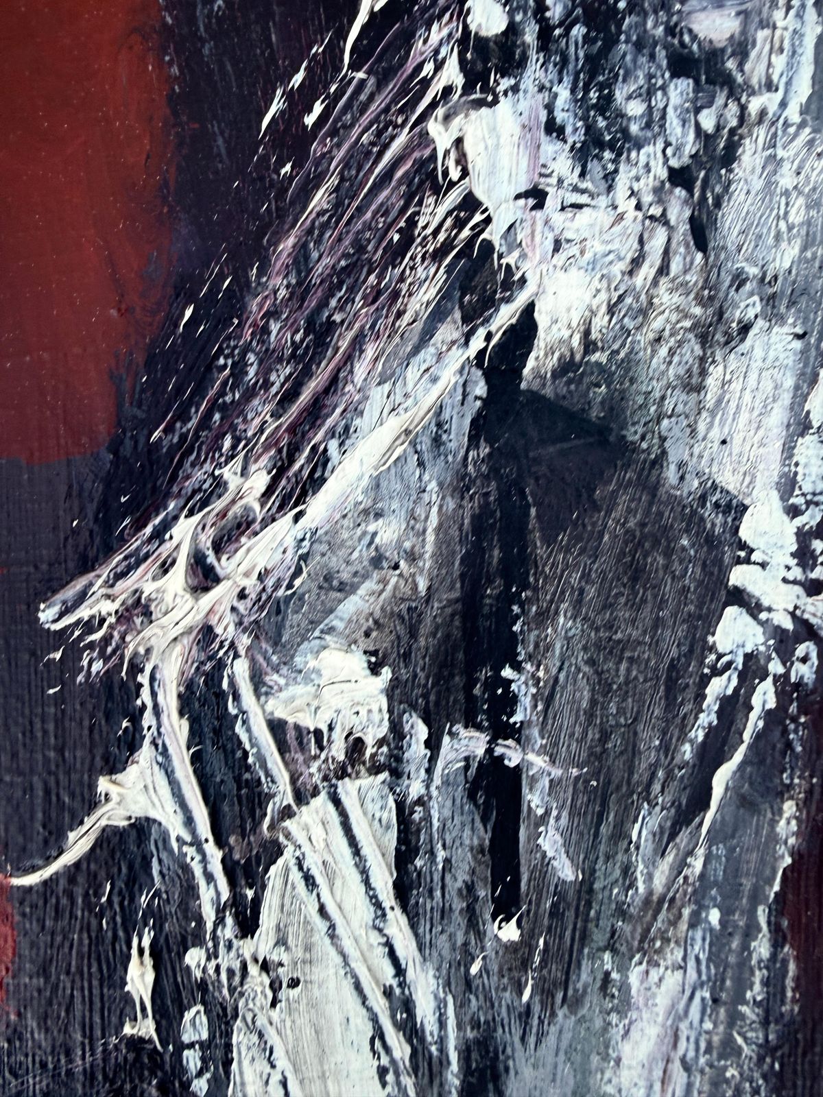 Jaume Muxart Domenech Mid Century Don Quixote Portrait Spanish Catalan Expressionist Oil 1960s photo vinterior