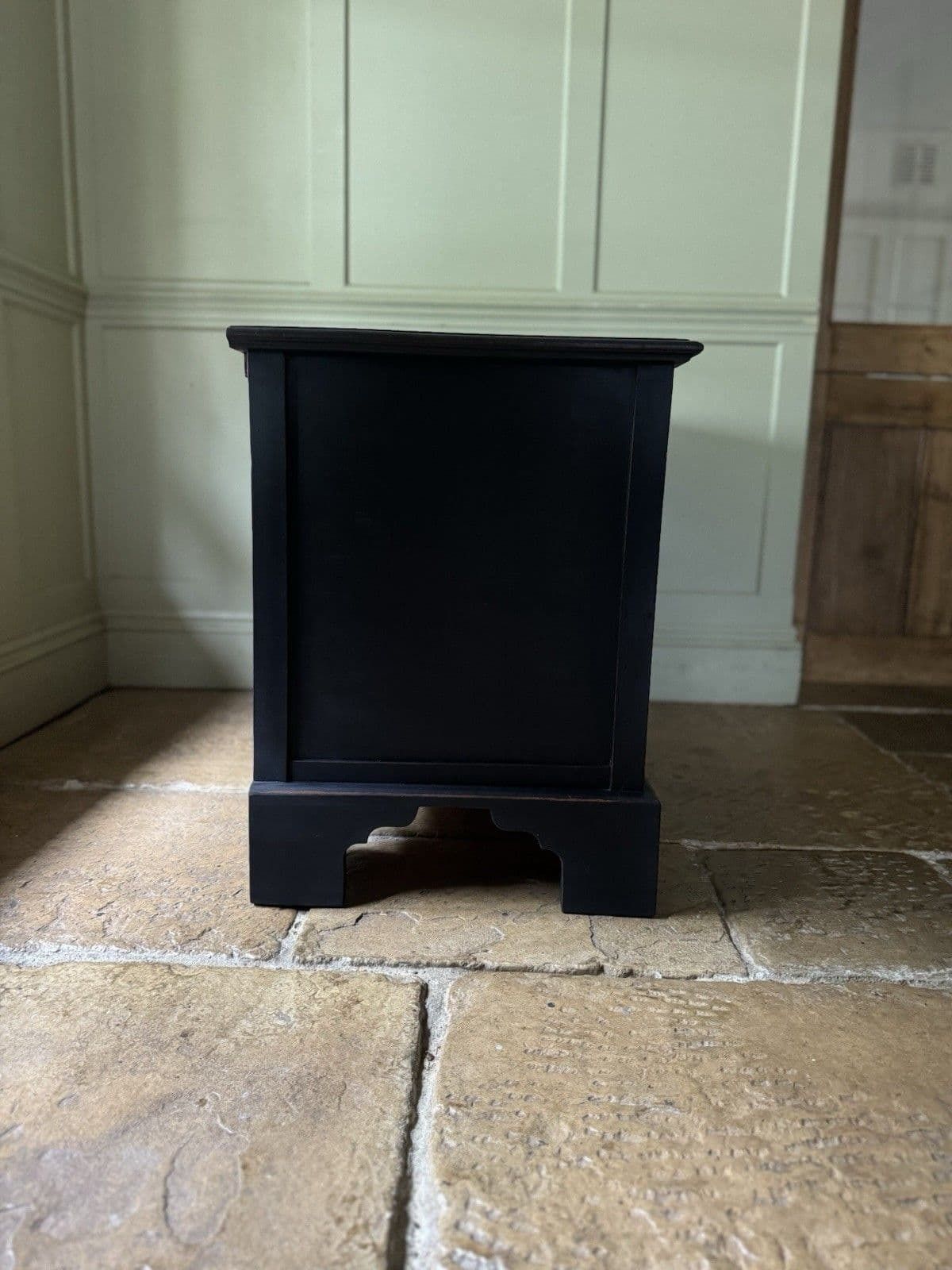 Furniture Painted Reproduction Georgian Style Chest Of Drawers photo