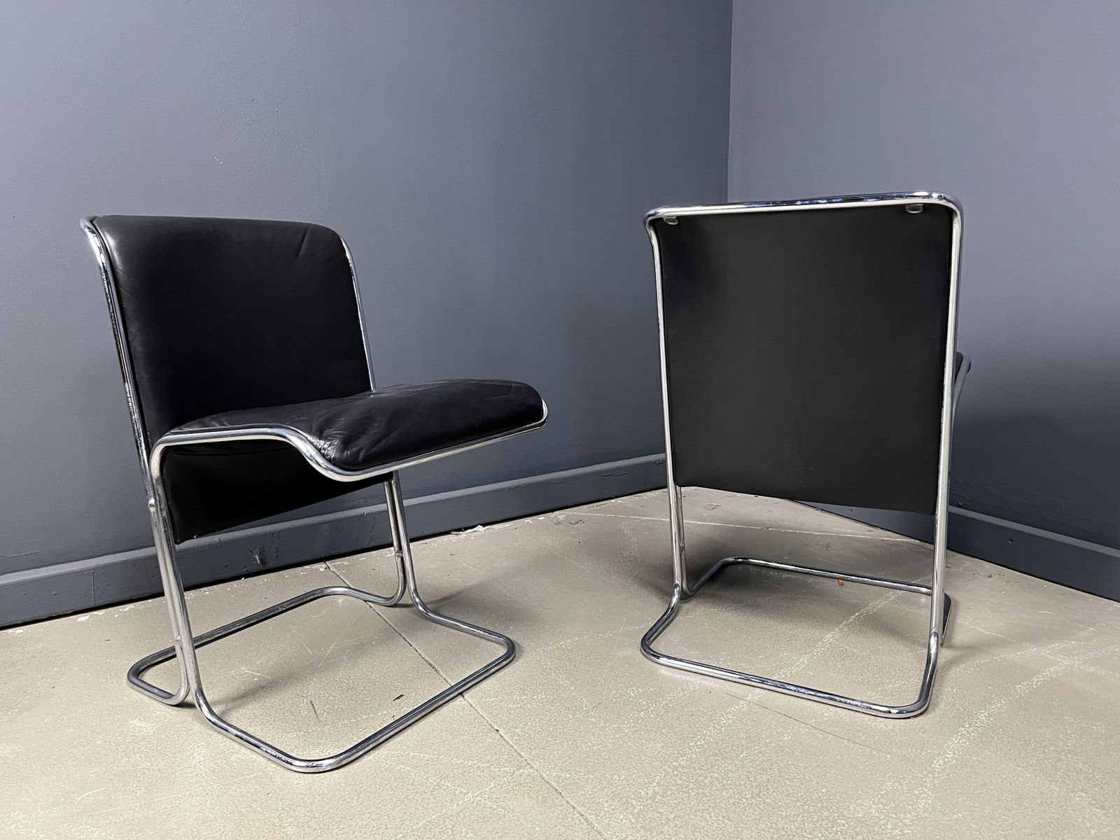 Set Of 8 Calla Chairs By Antonio Ari Colombo Dining Chairs, 1970s photo Furniture