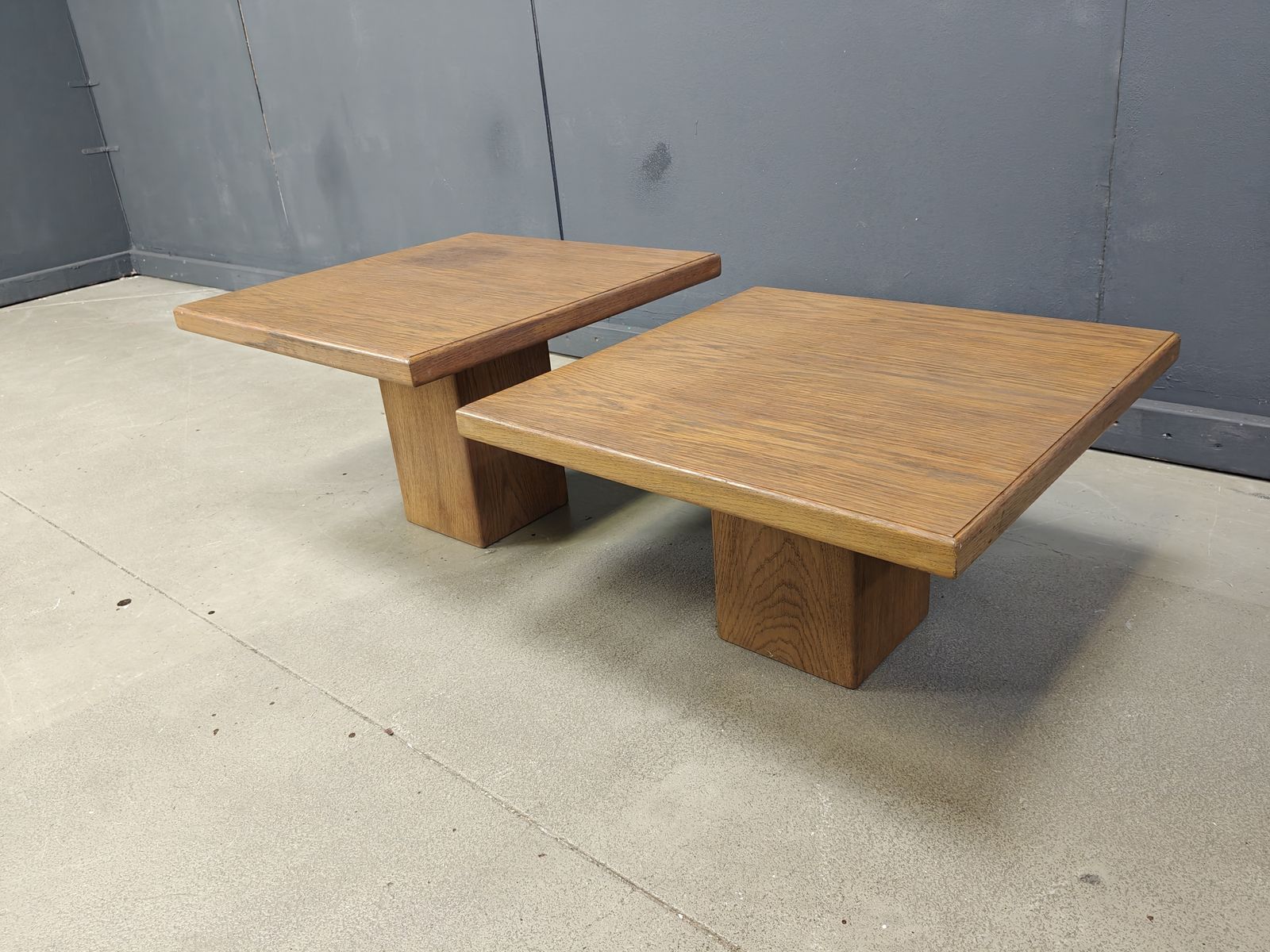 Pair Of Vintage Wooden Coffee Or Side Tables, 1960s photo Furniture